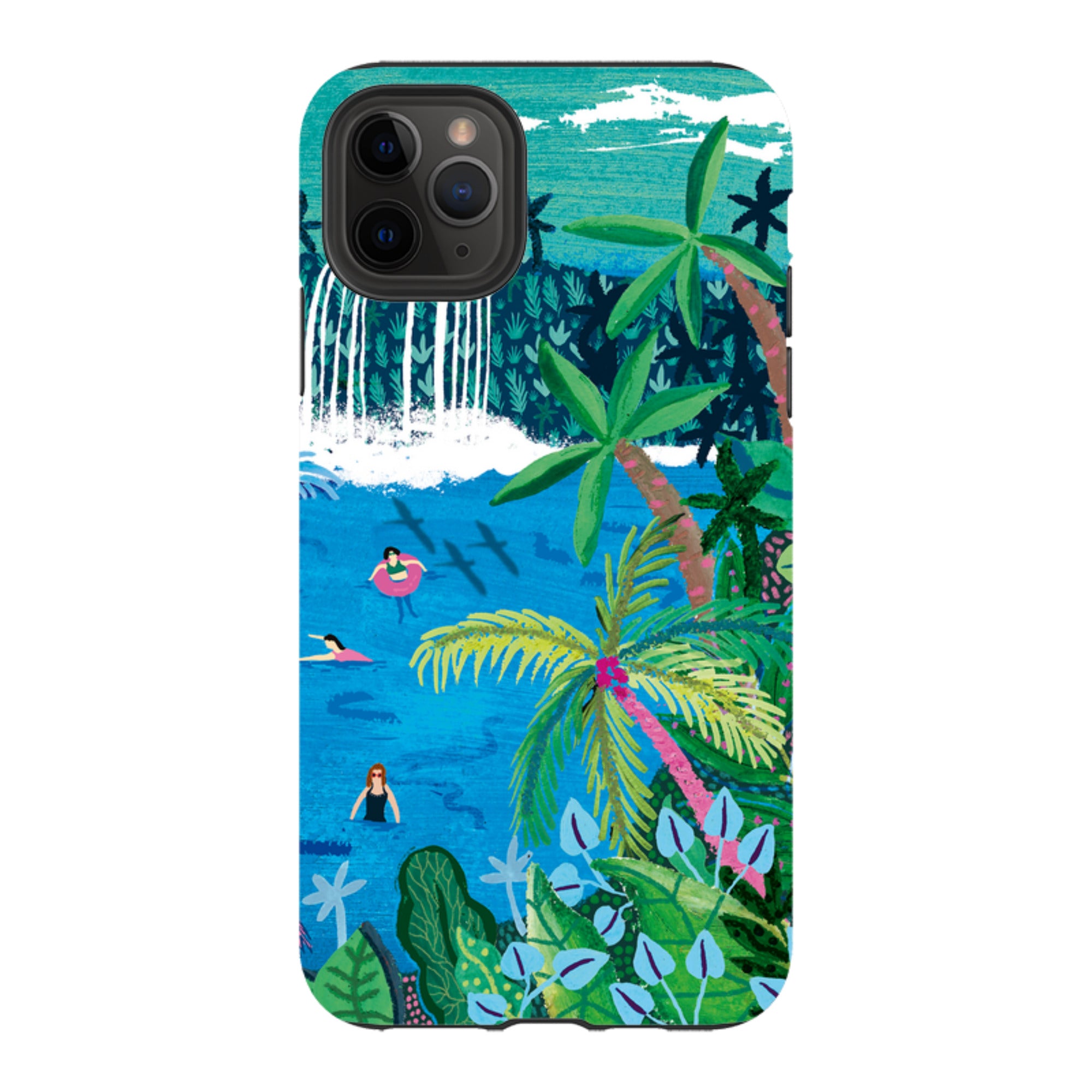 iPhone Tough Case - Palm Pool II By Emma Frances Grant