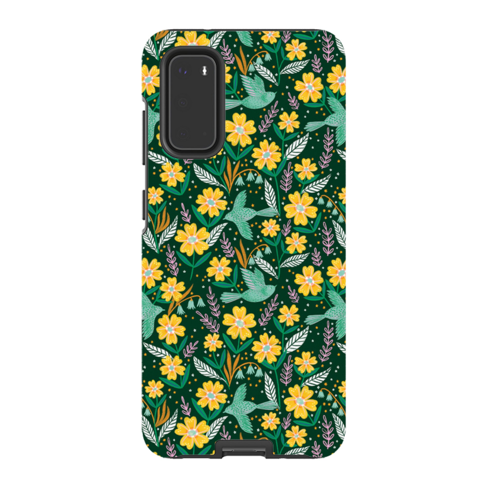 Samsung Tough Case - Sweet Birds Green By Lee Foster Wilson
