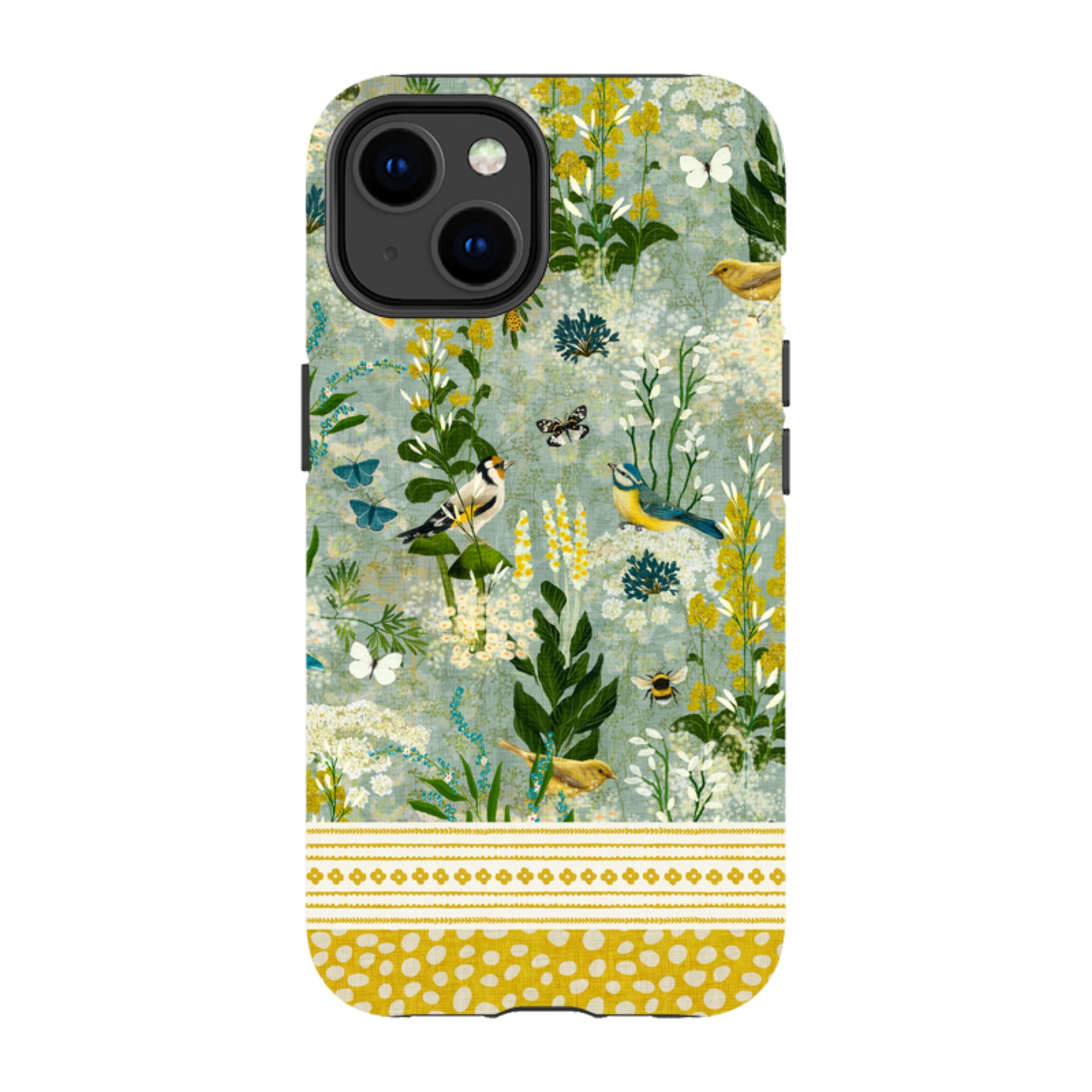 iPhone Tough Case - Song Bird Garden 2 By Katherine Quinn