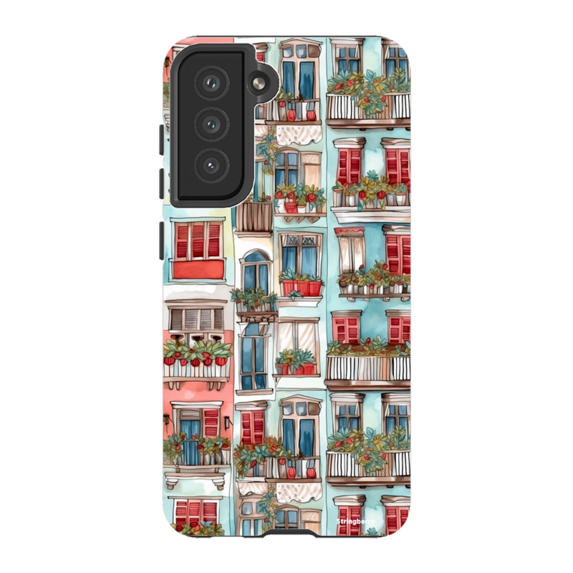 Samsung Tough Case - Floral Balcony