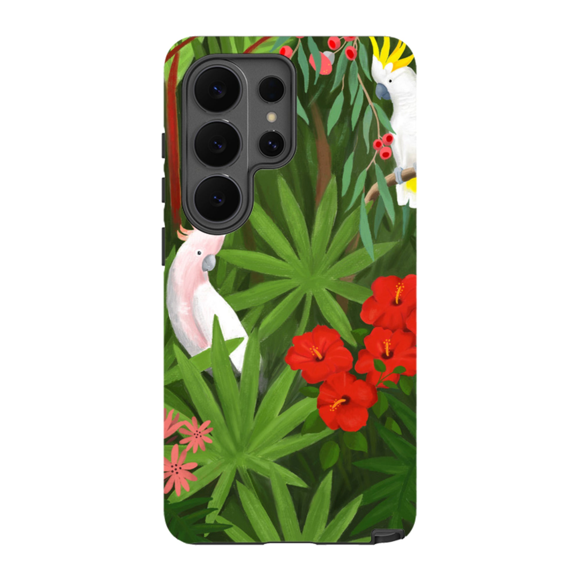 Samsung Tough Case - Cockatoo Jungle By Bex Parkin