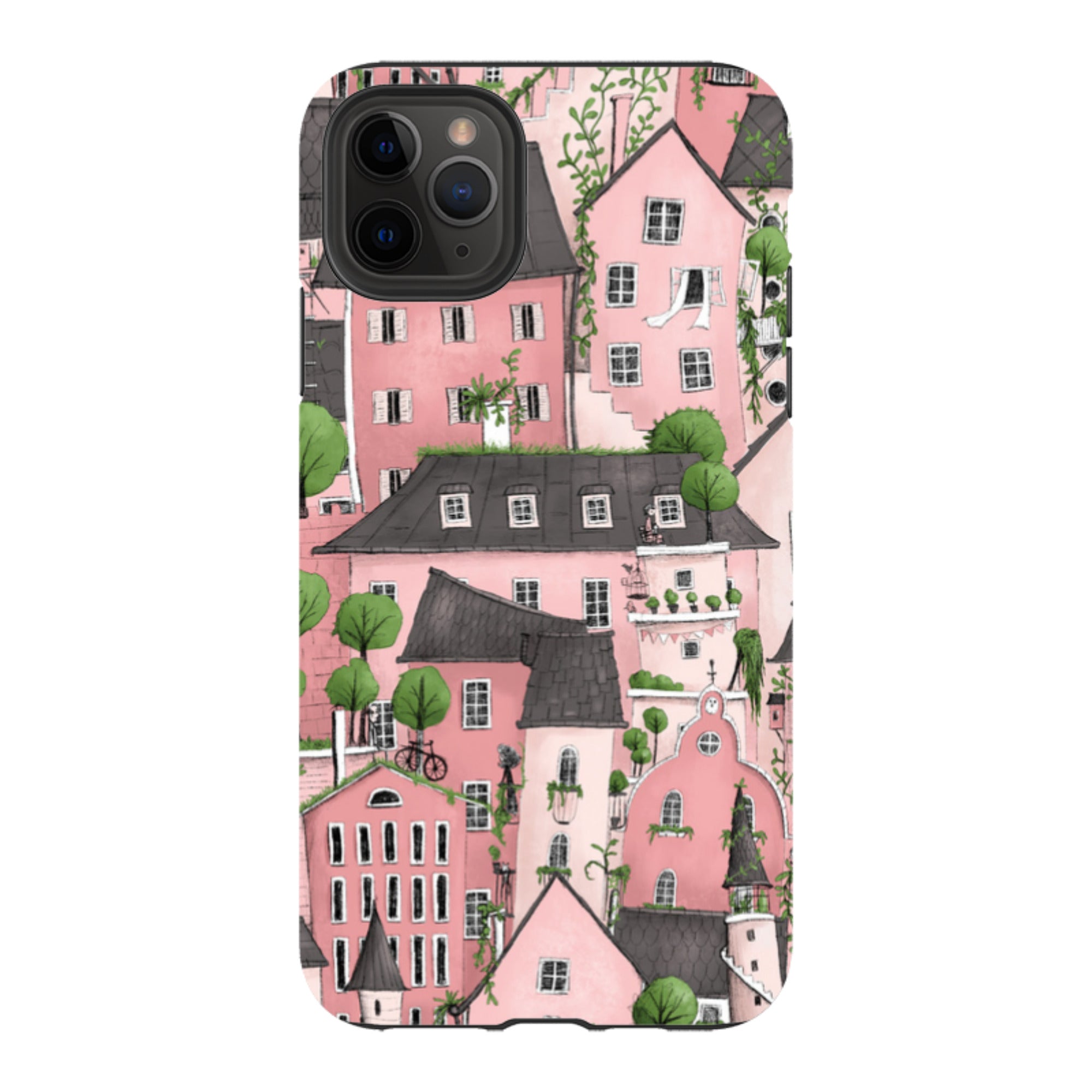 iPhone Tough Case - Pink City By Maja Lindberg