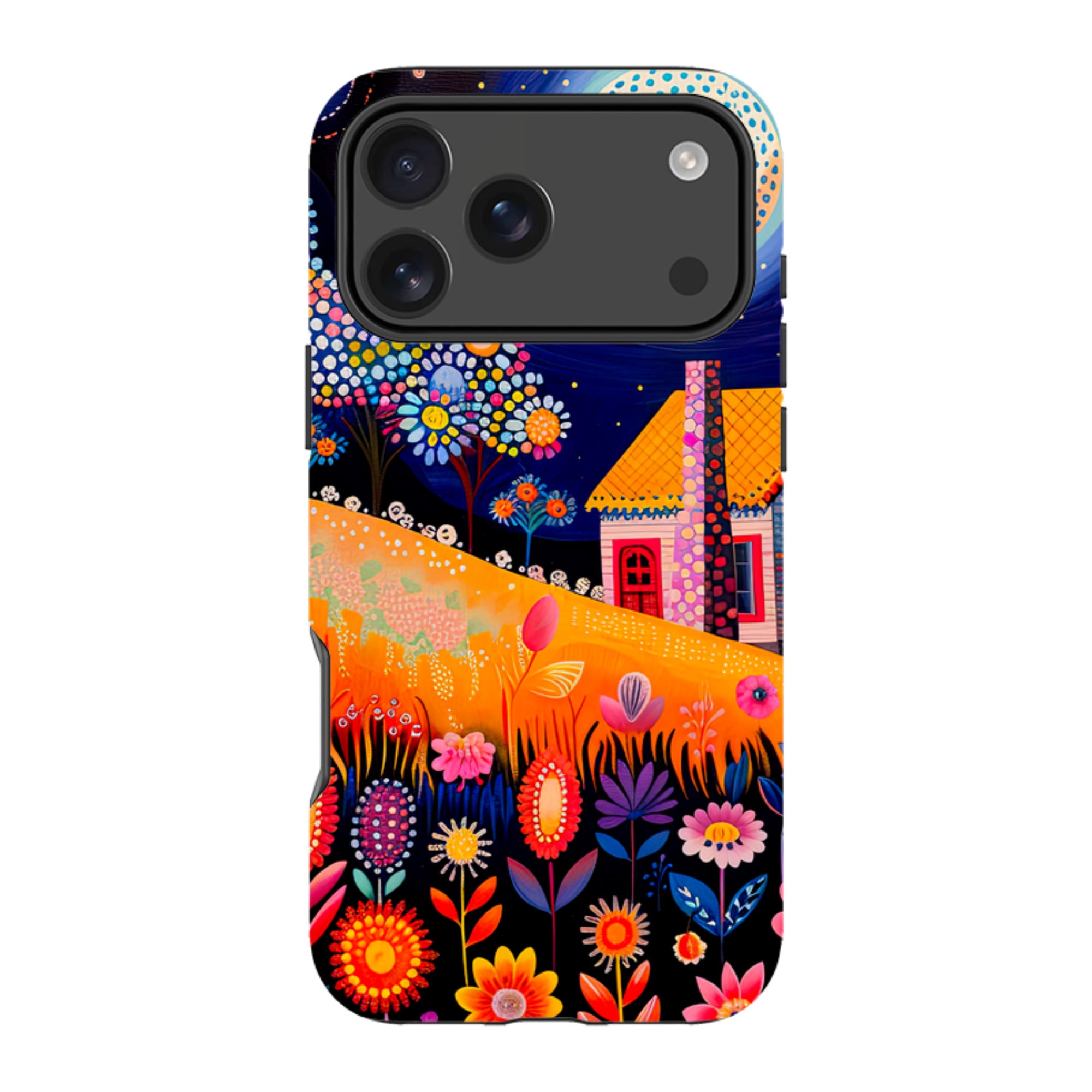 iPhone Case - Folk Art House I