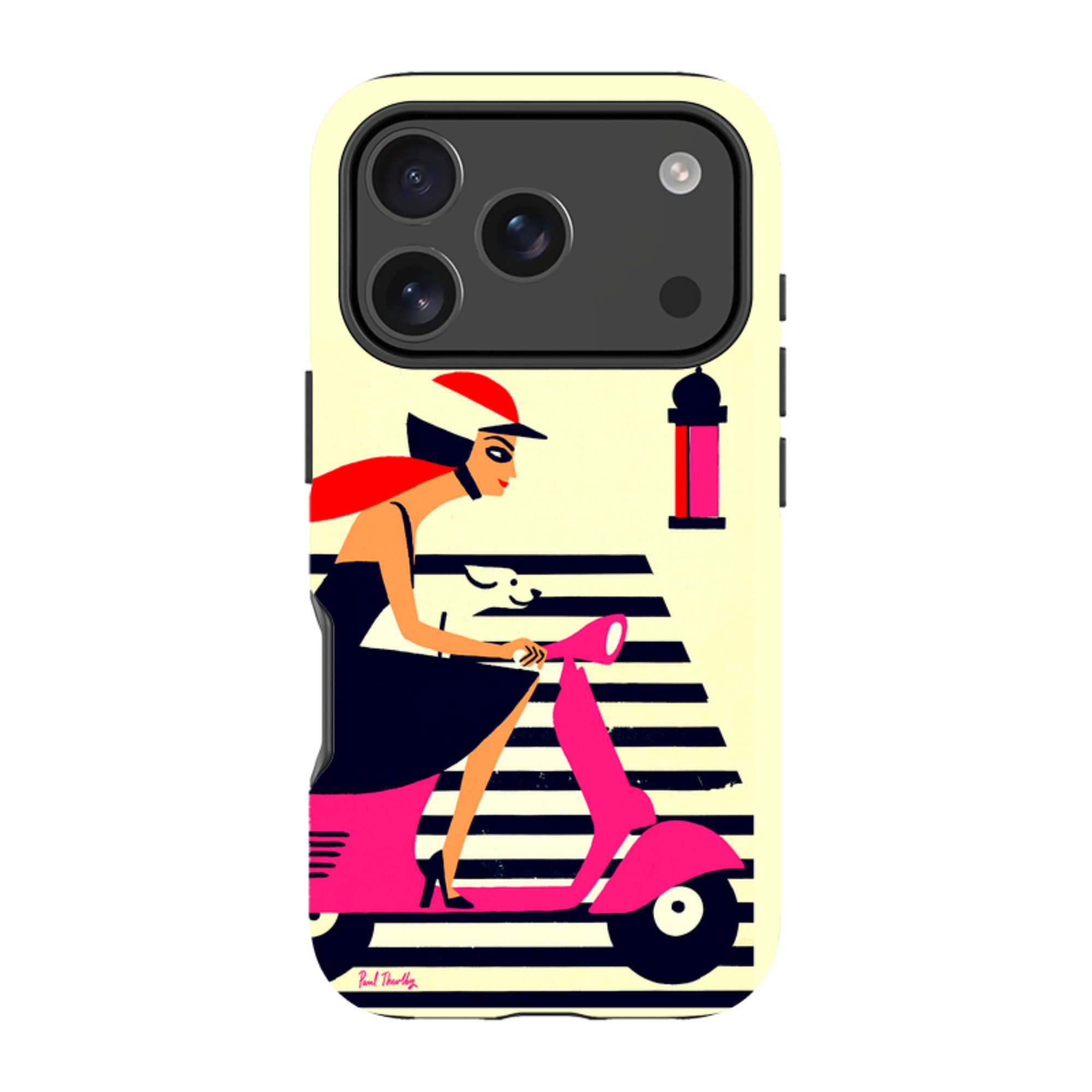 iPhone Tough Case - Vespa By Paul Thurlby