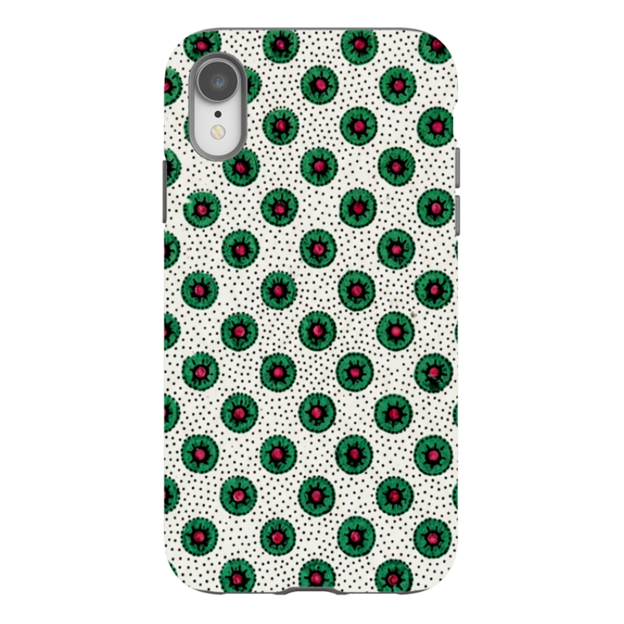 iPhone Tough Case - Green Medallion