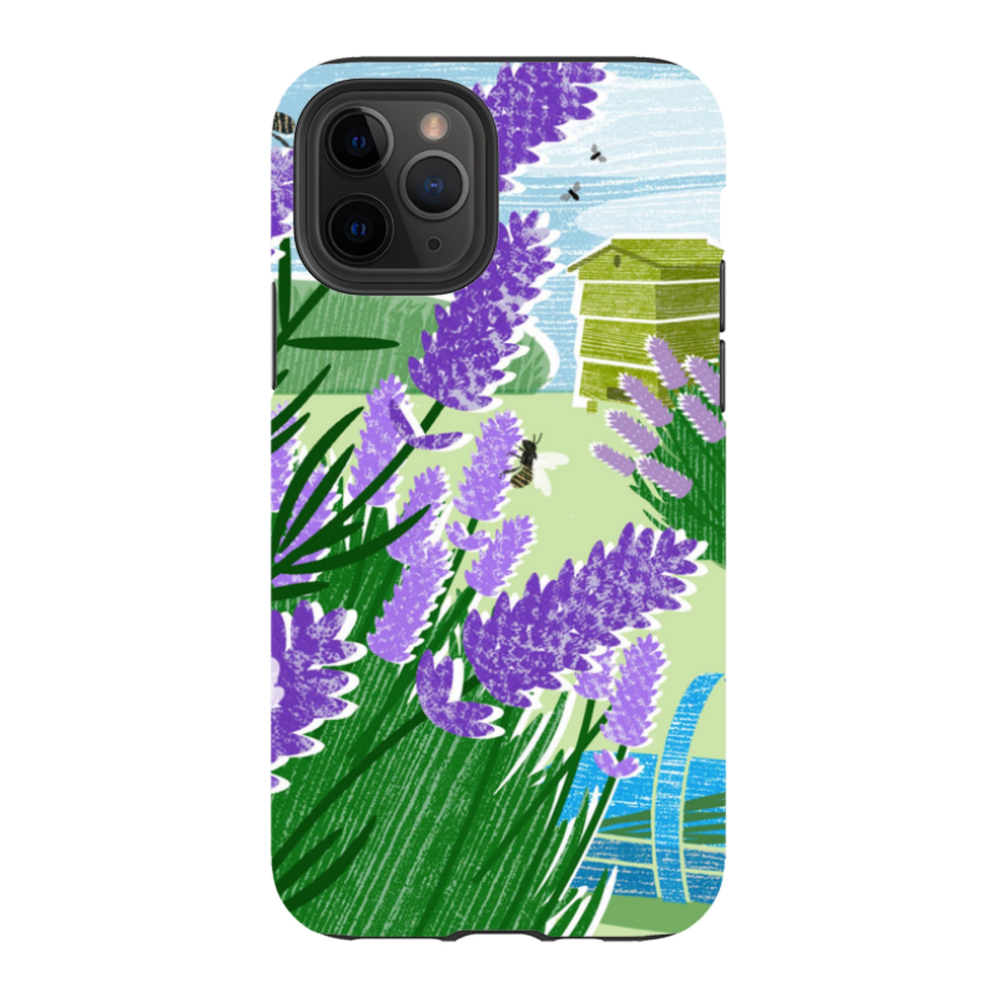 iPhone Tough Case - Lavender Garden By Liane Payne