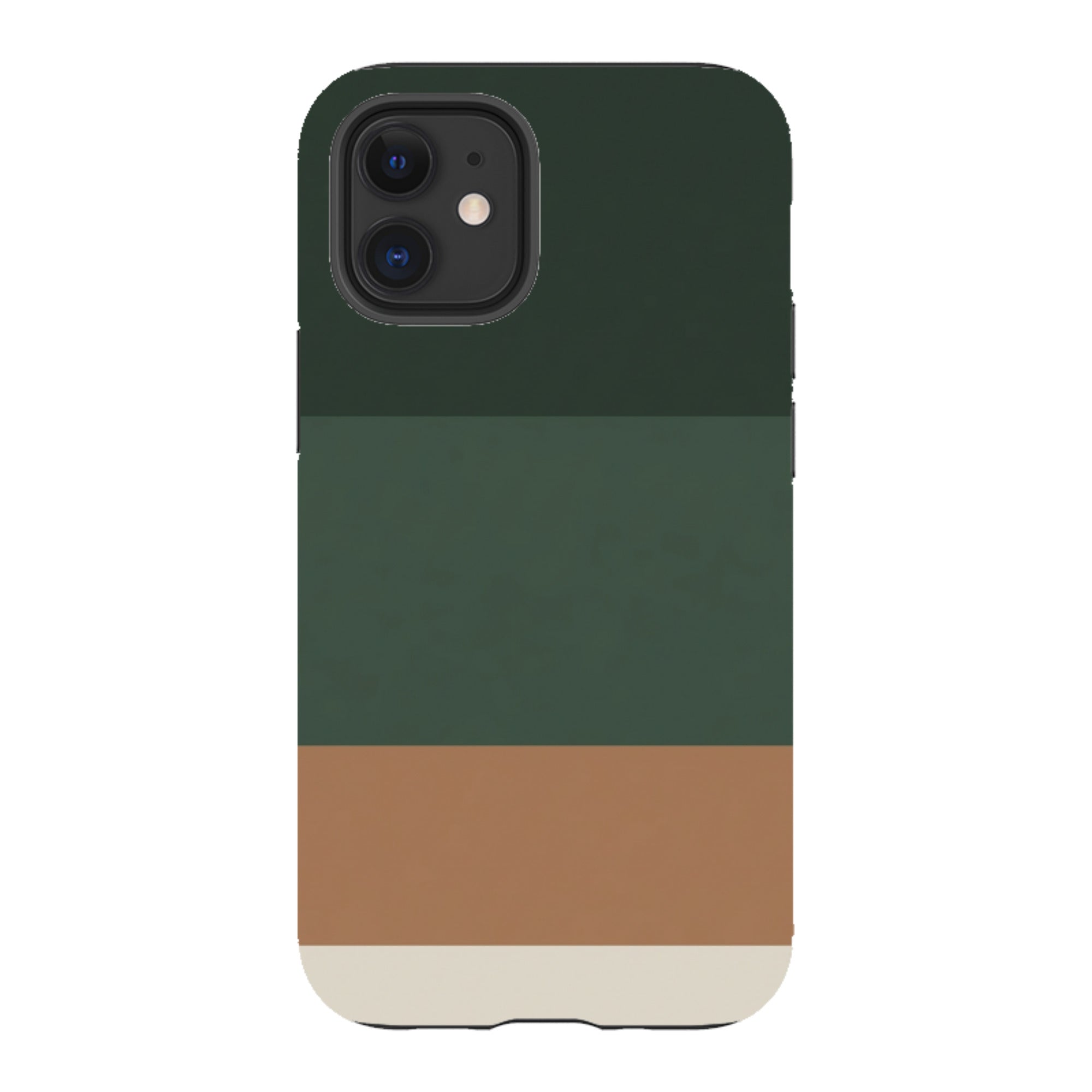 iPhone Tough Case - Terracotta and Green Gradient
