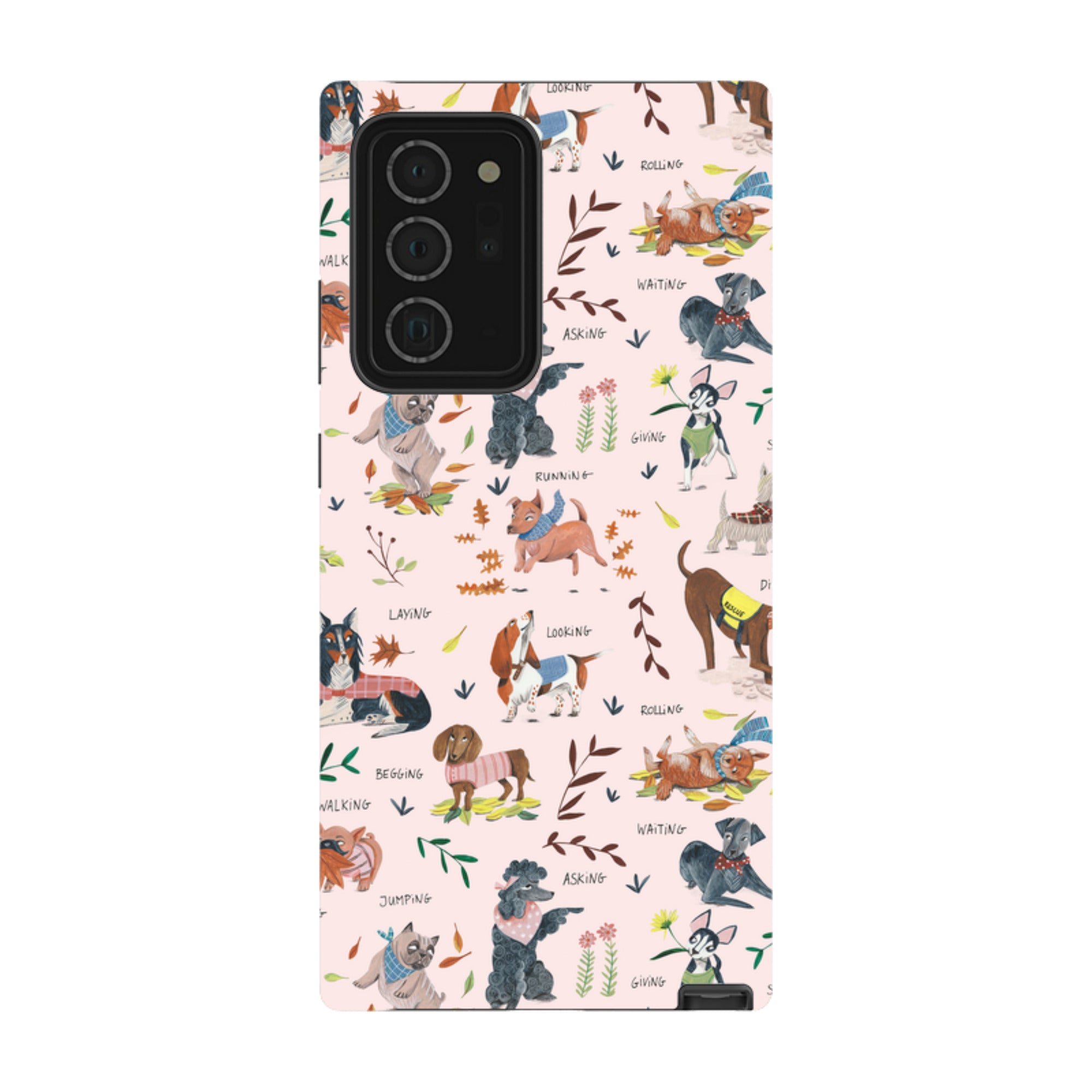 Samsung Tough Case - Dog Pattern By Caroline Bonne Muller