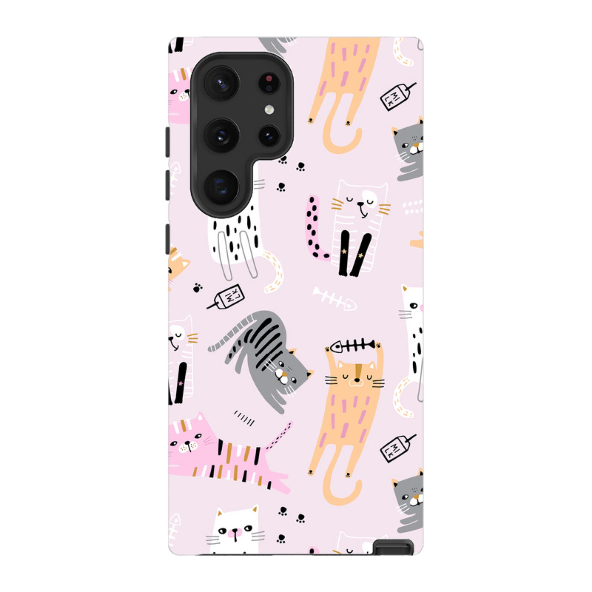 Samsung Tough Case - Cat And Bone Pink