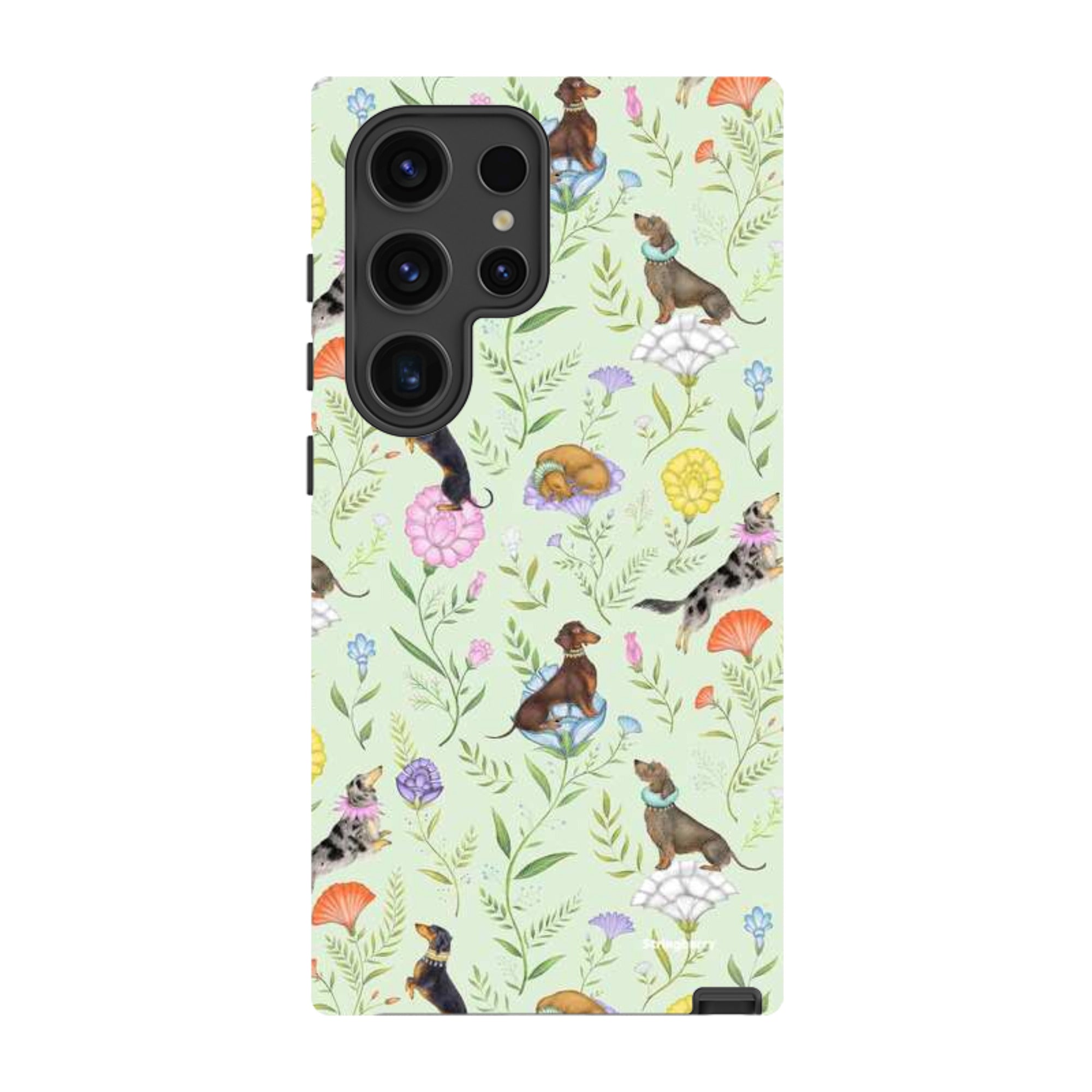 Samsung Tough Case - Doxy Day Afternoon Pistachio By Catherine Rowe