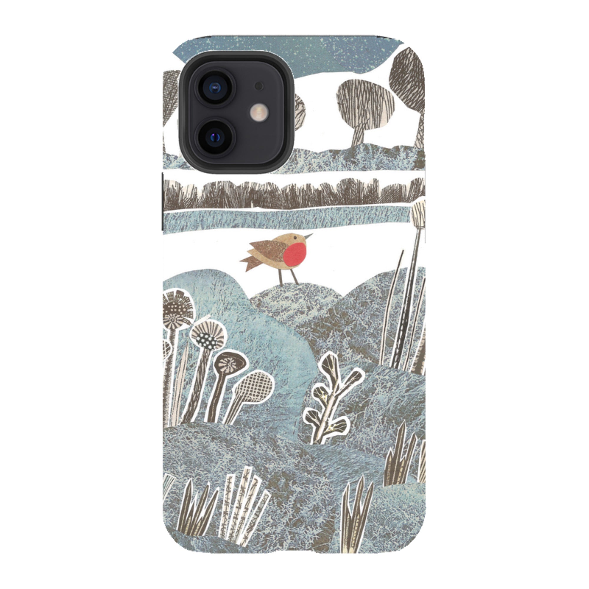 iPhone Tough Case - Frost Robin By Jane Robbins