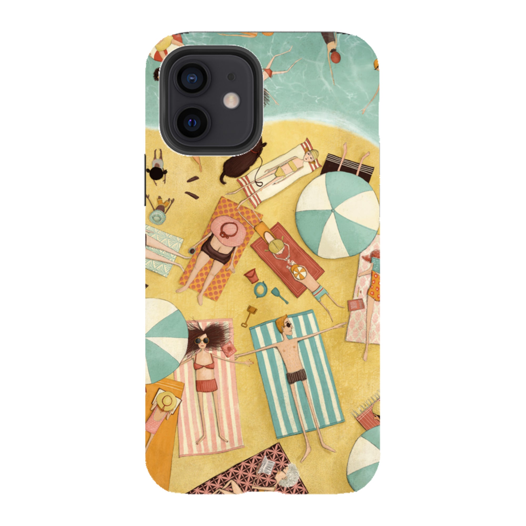 iPhone Tough Case - Beach Day By Maja Lindberg