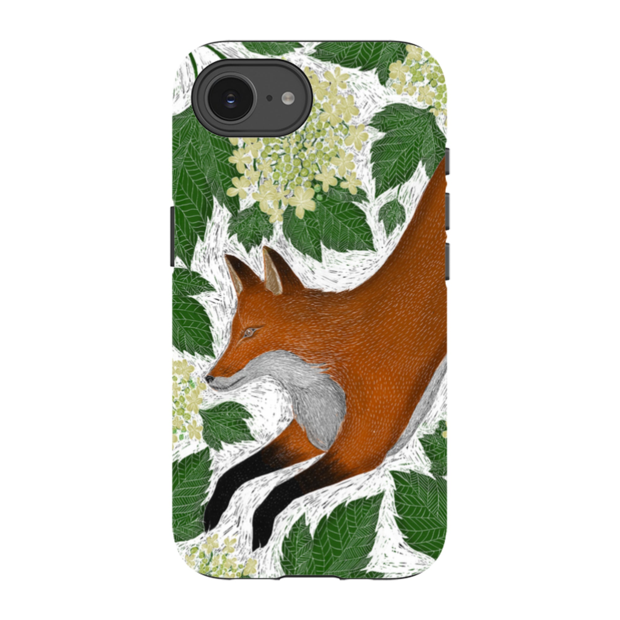 iPhone Tough Case - Fox By Catherine Rowe