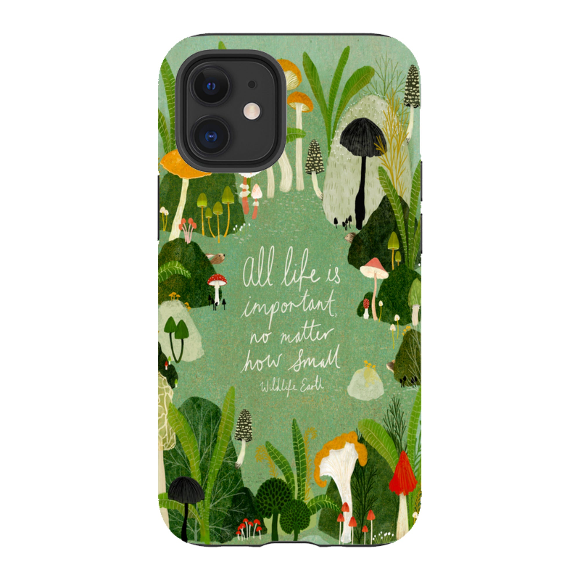iPhone Tough Case - Wildlife Text By Katherine Quinn