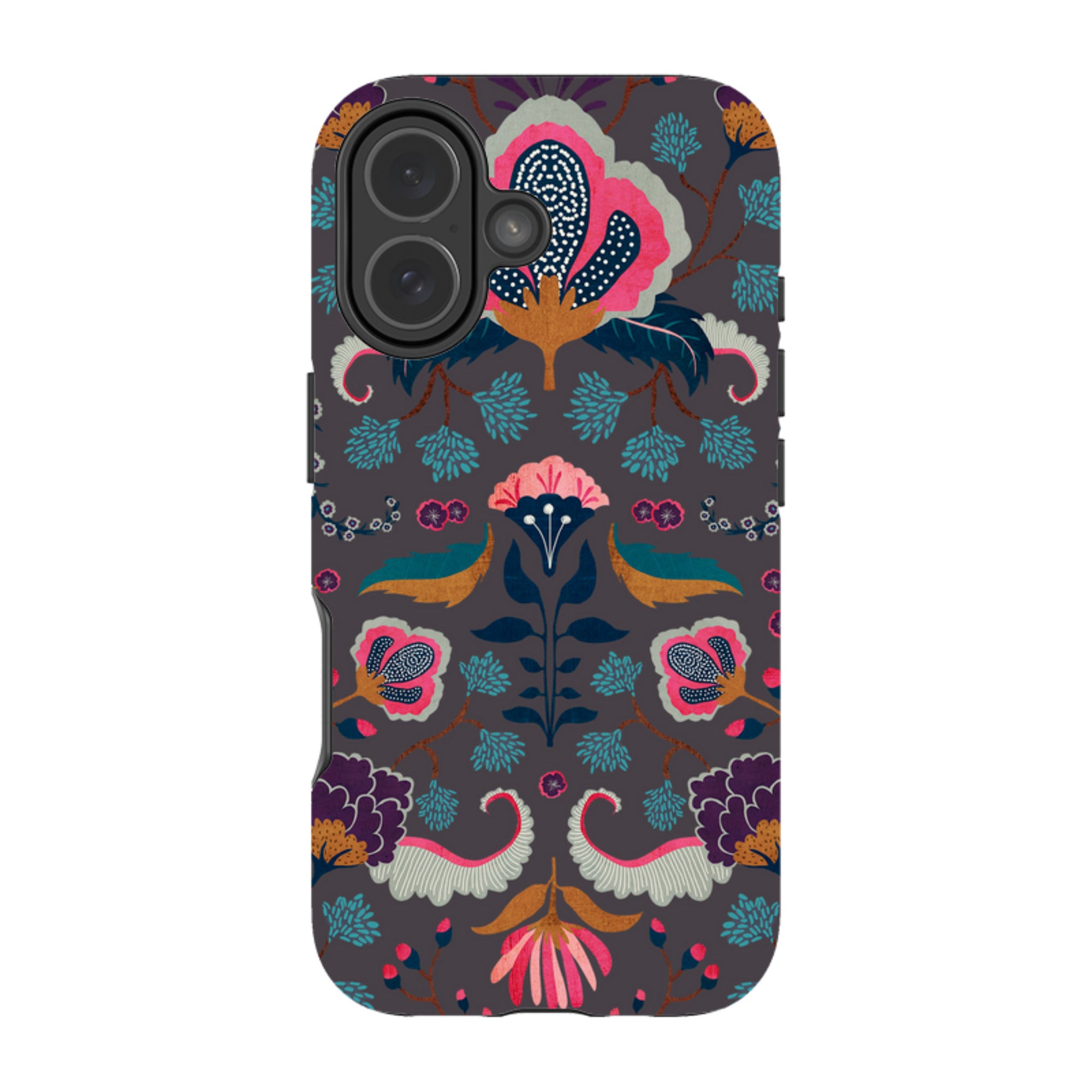 iPhone MagSafe Tough Case - Folk Floral II By Katherine Quinn