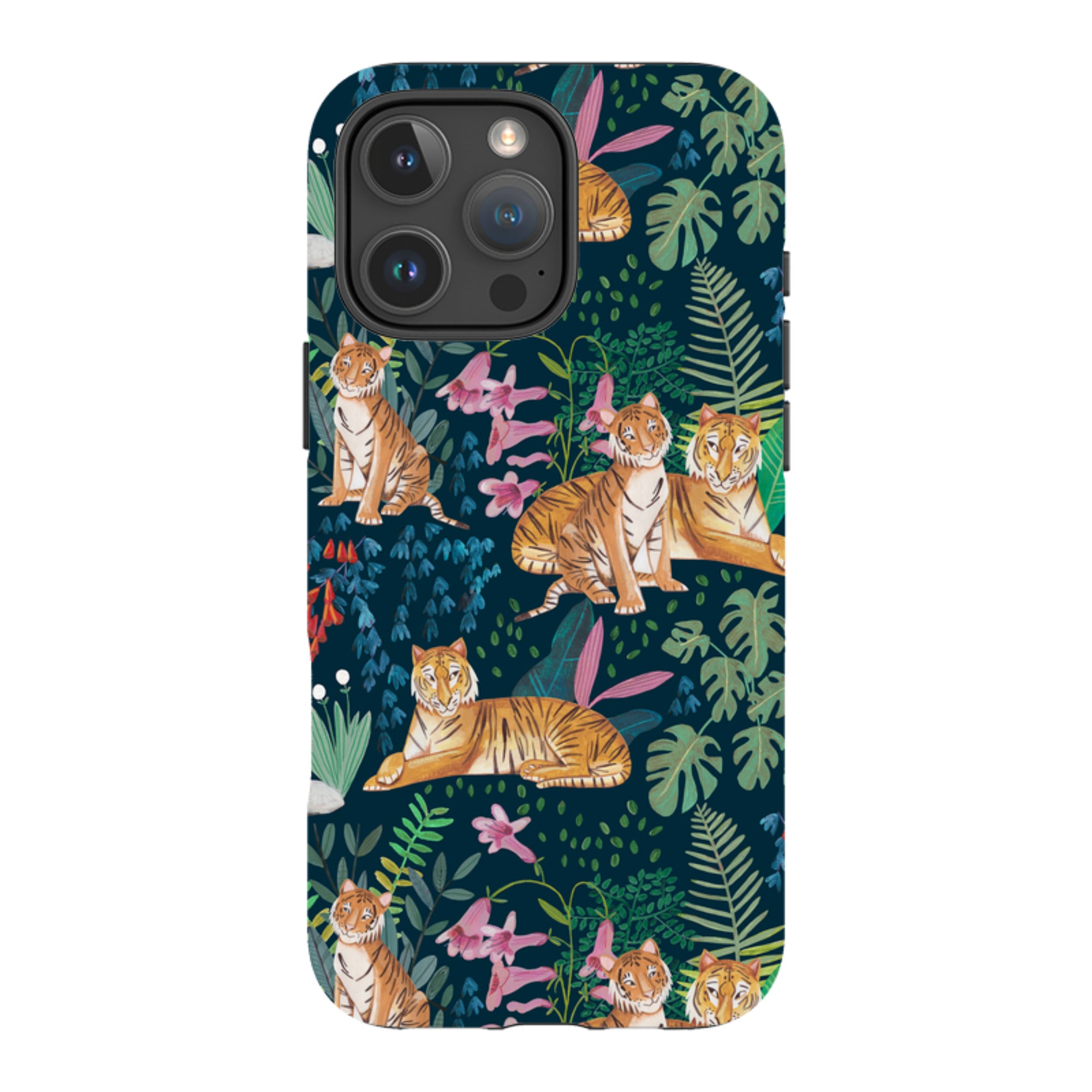 iPhone MagSafe Tough Case -  Tiger Pattern By Caroline Bonne Muller