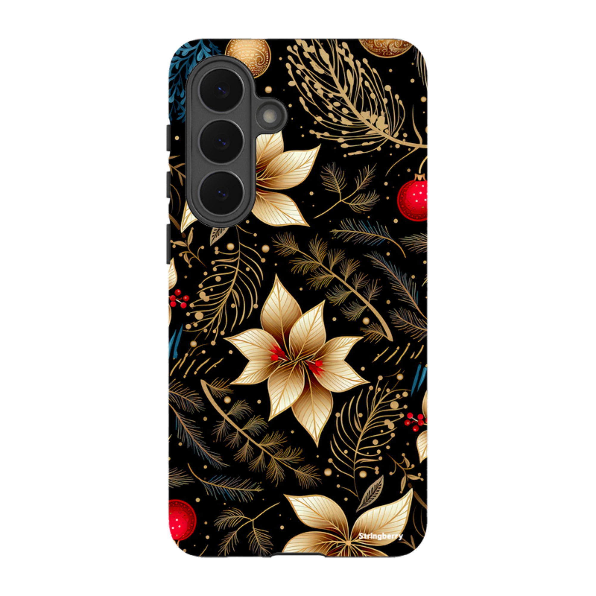Samsung Tough Case -Golden Winter Floral