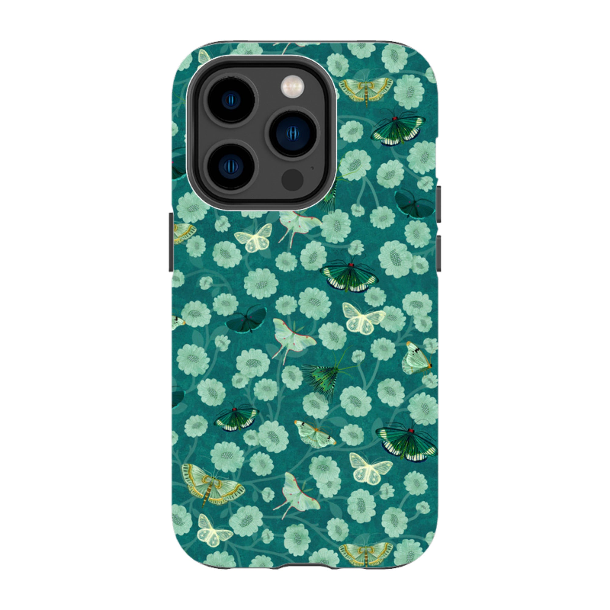iPhone Tough Case - Small Moths 2 By Katherine Quinn