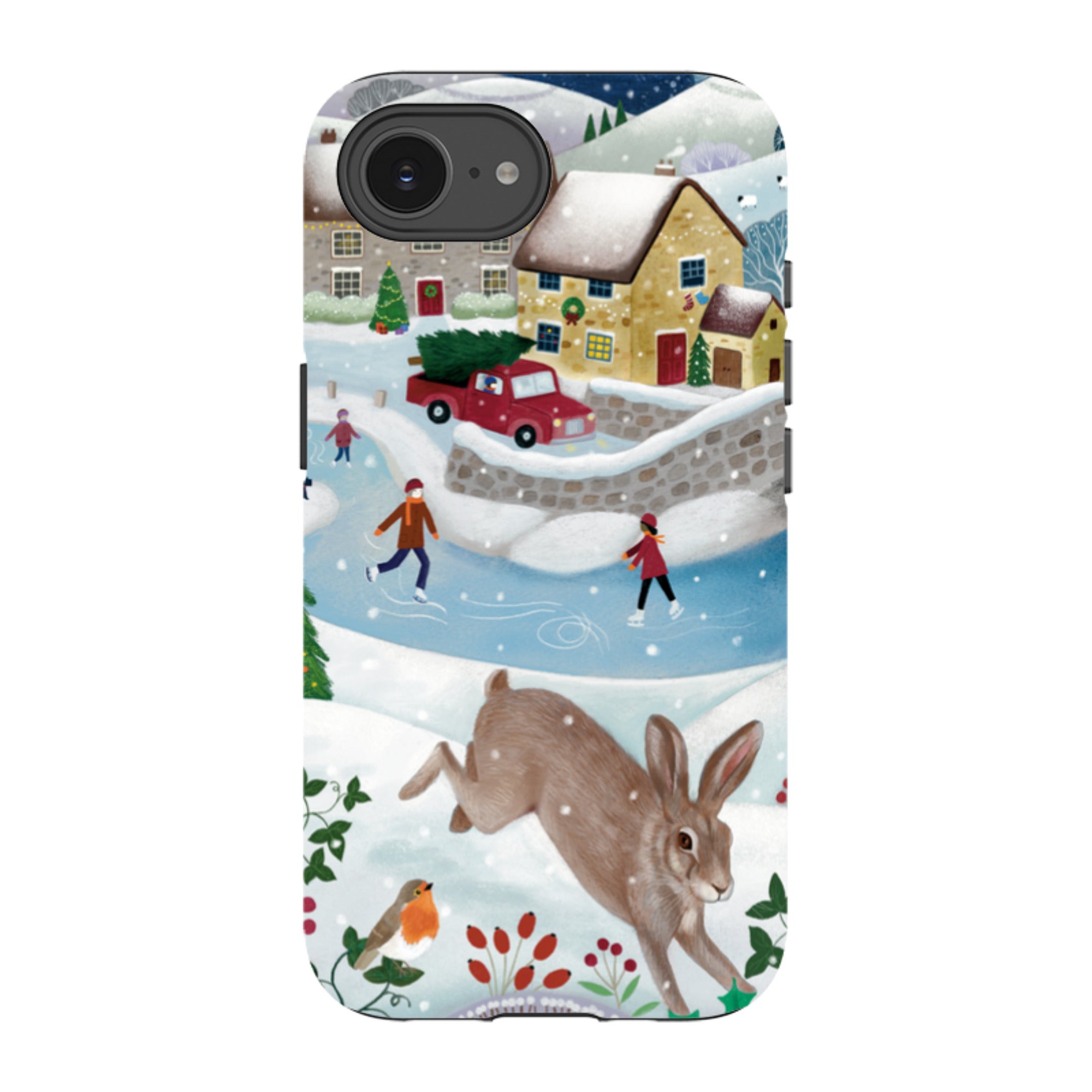 iPhone Tough Case - Advent Rabbit By Bex Parkin