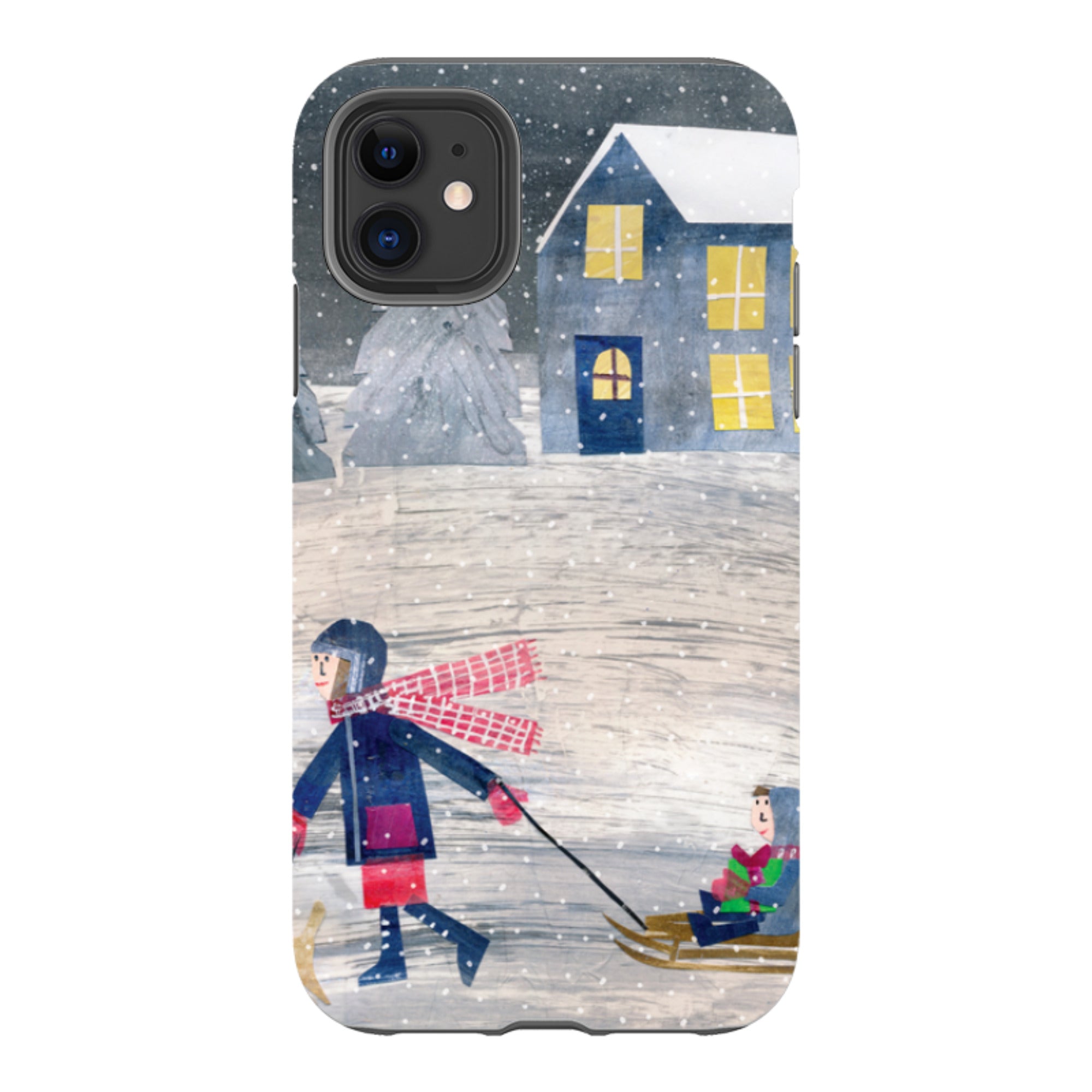 iPhone Tough Case - Sledging By Tracey English
