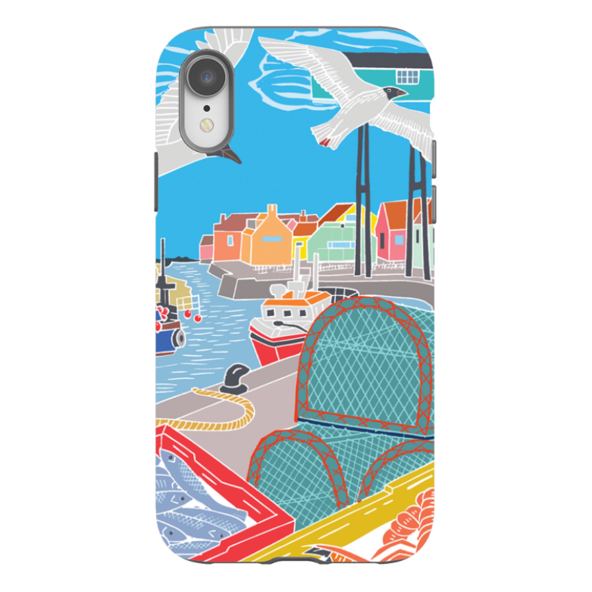 iPhone Tough Case - Bright Houses By Kate Heiss