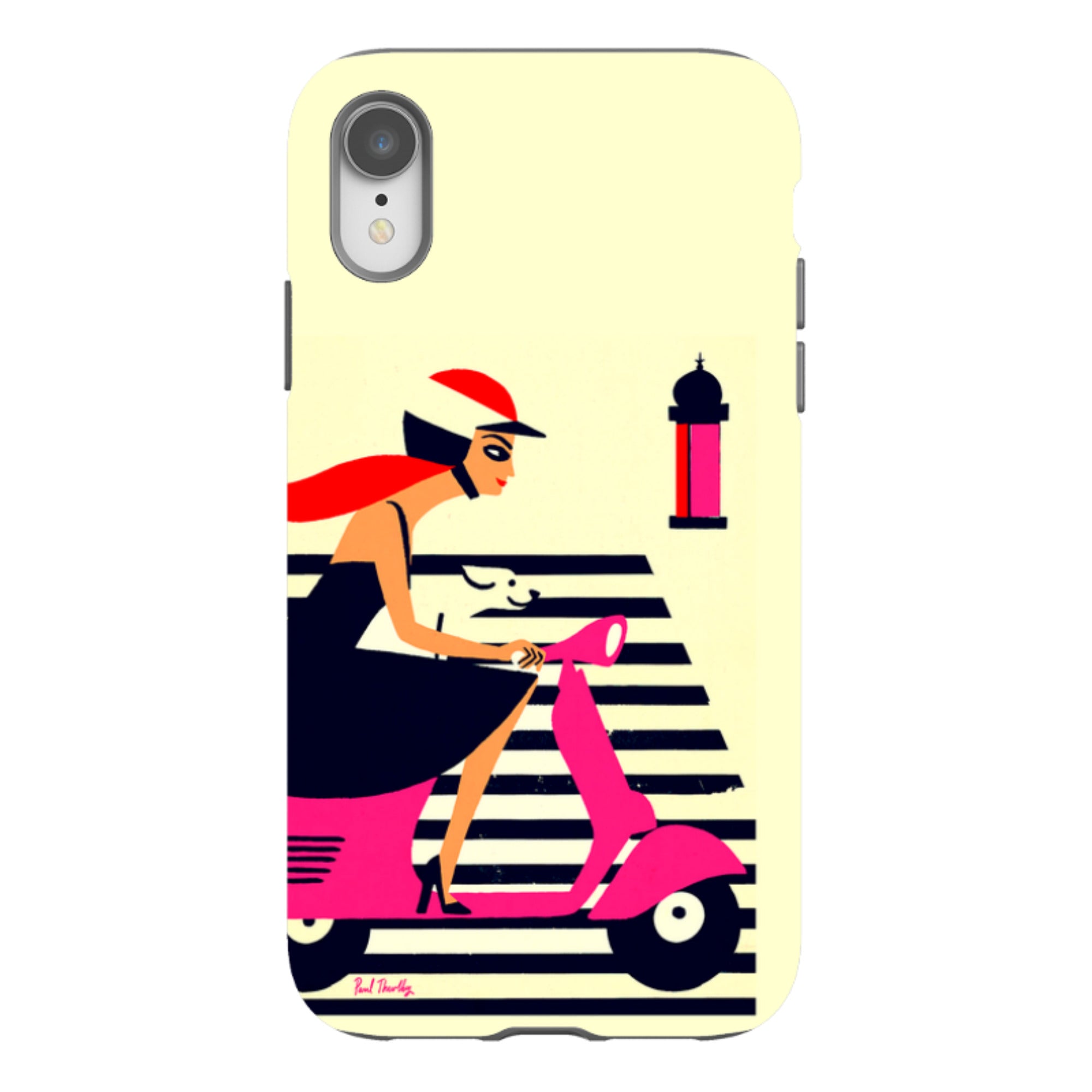 iPhone Tough Case - Vespa By Paul Thurlby