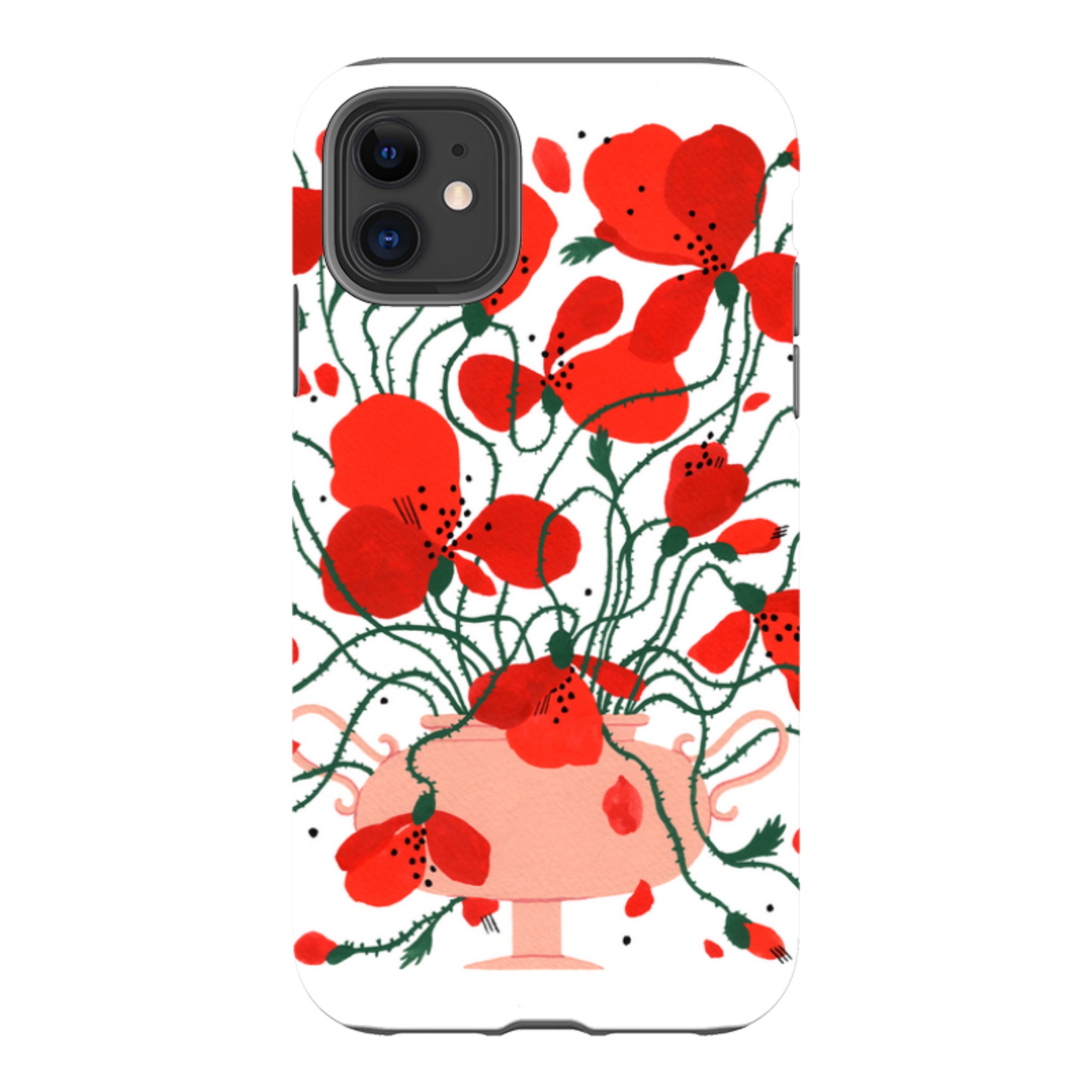 iPhone Tough Case - Poppies By Madalina Andronic