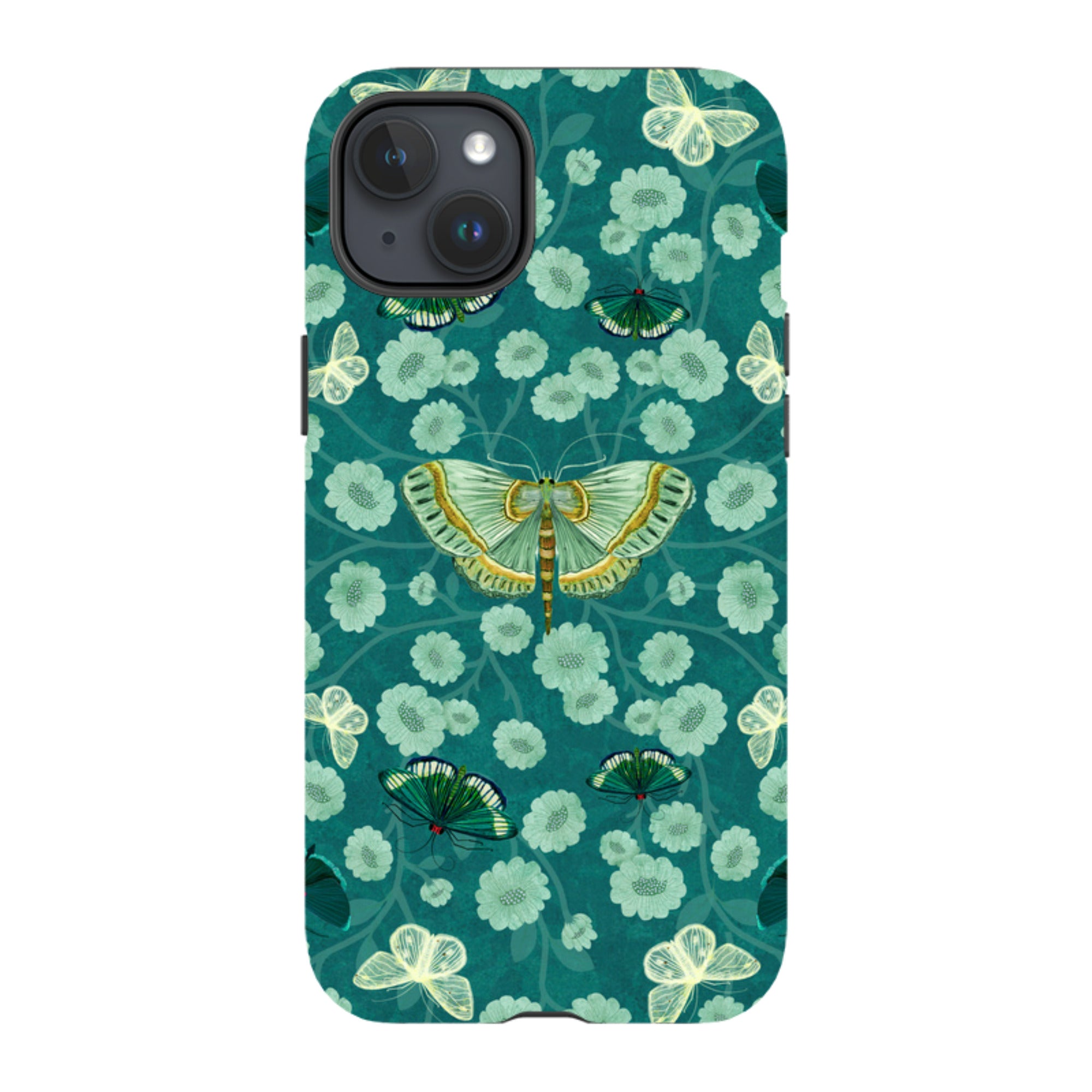 iPhone MagSafe Tough Case - Medium Moth 2 By Katherine Quinn