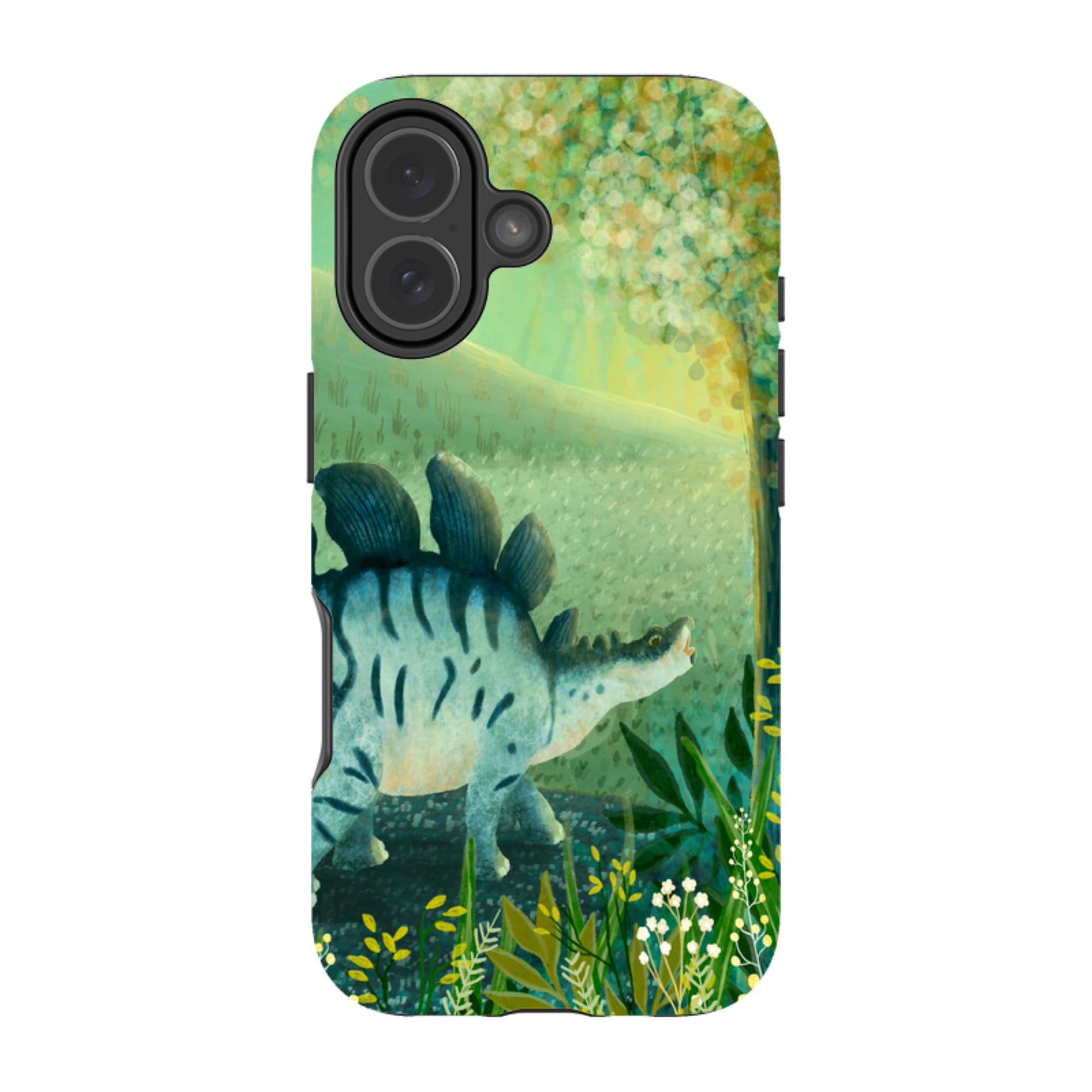 iPhone MagSafe Tough Case - Dino Park By Katherine Quinn