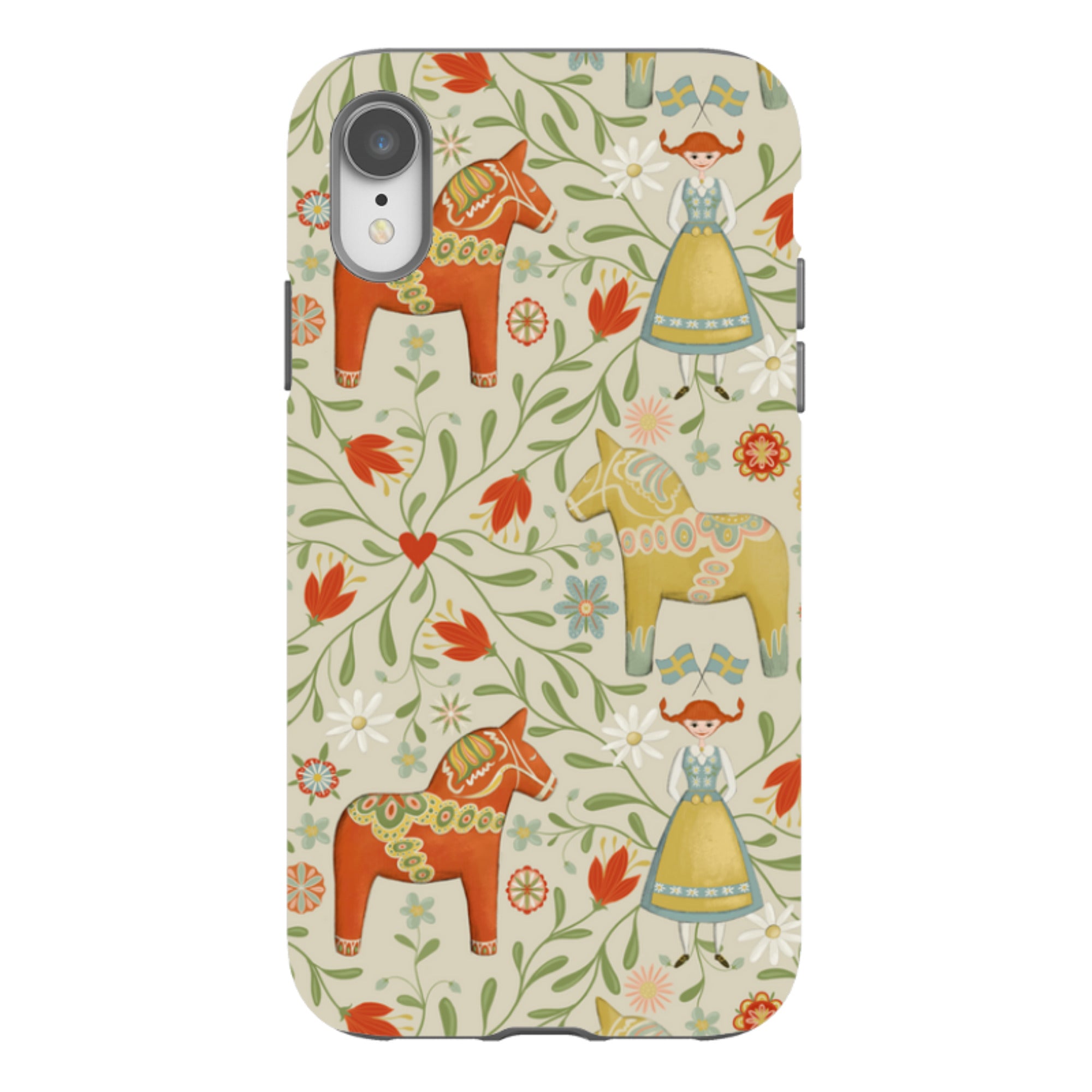 iPhone Case - Dala Horse By Maja Lindberg