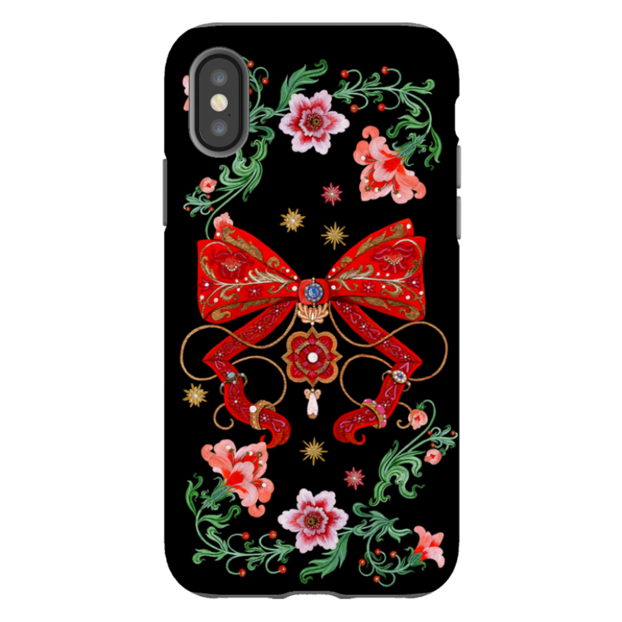 iPhone Tough  Case - Five Gold Ring By Maria Matos