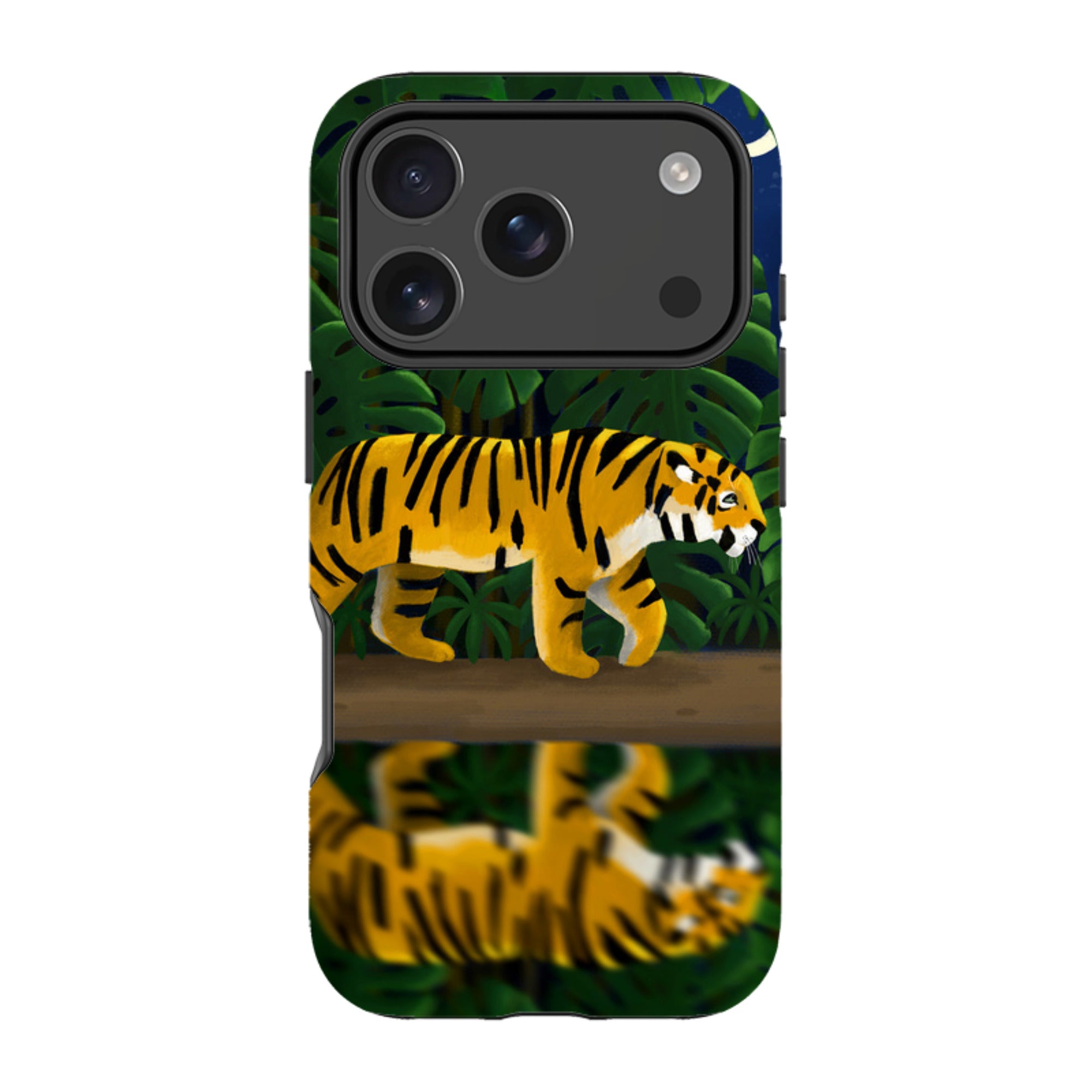 iPhone MagSafe Tough Case - Tiger Night By Bex Parkin