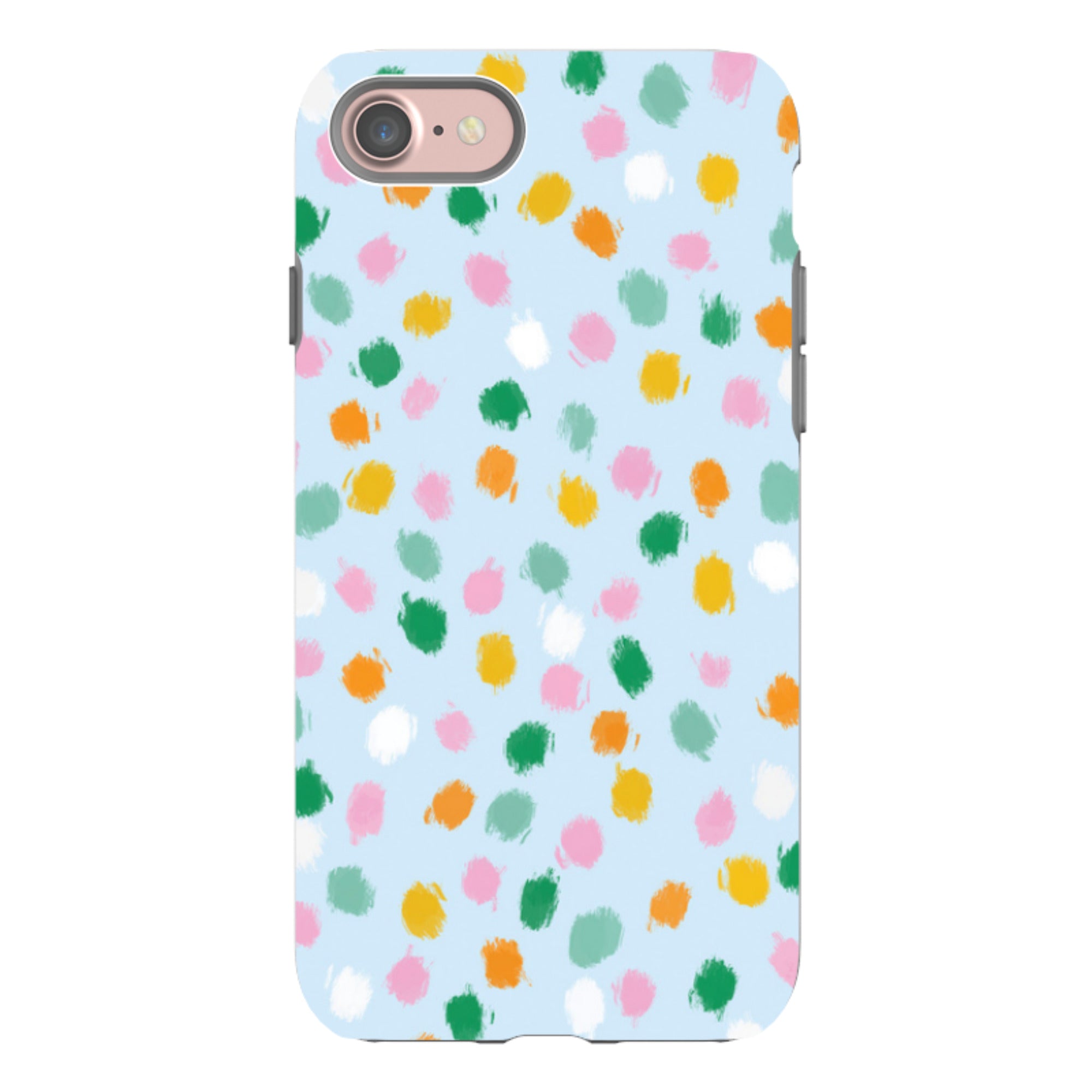 iPhone Tough Case - Spotty Co-Ordinate By Lee Foster Wilson