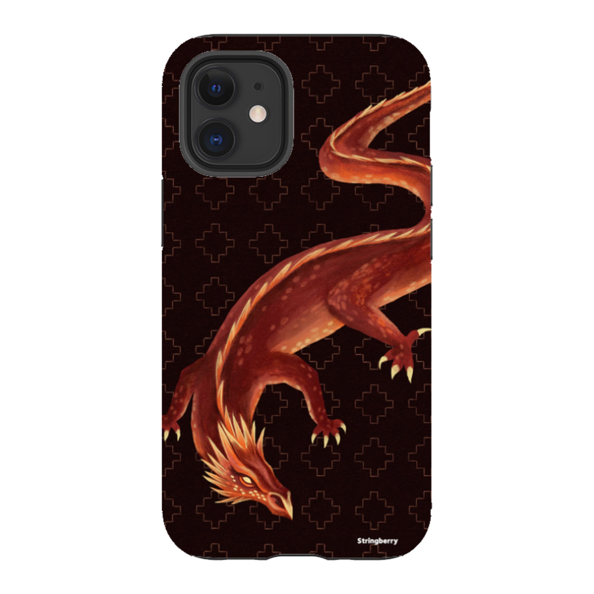 iPhone Tough Case - Beowulf Dragon By Anna Stead