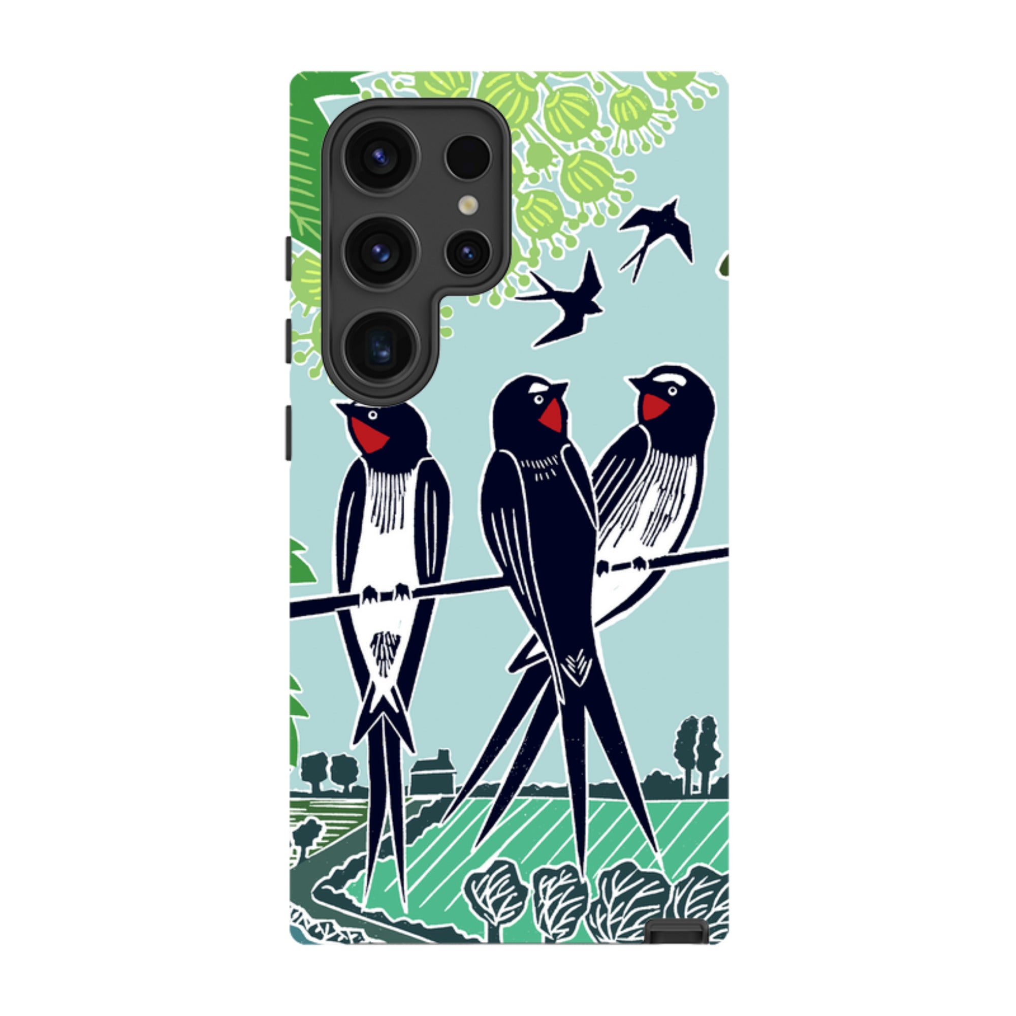 Samsung Tough Case - Swallows By Kate Heiss