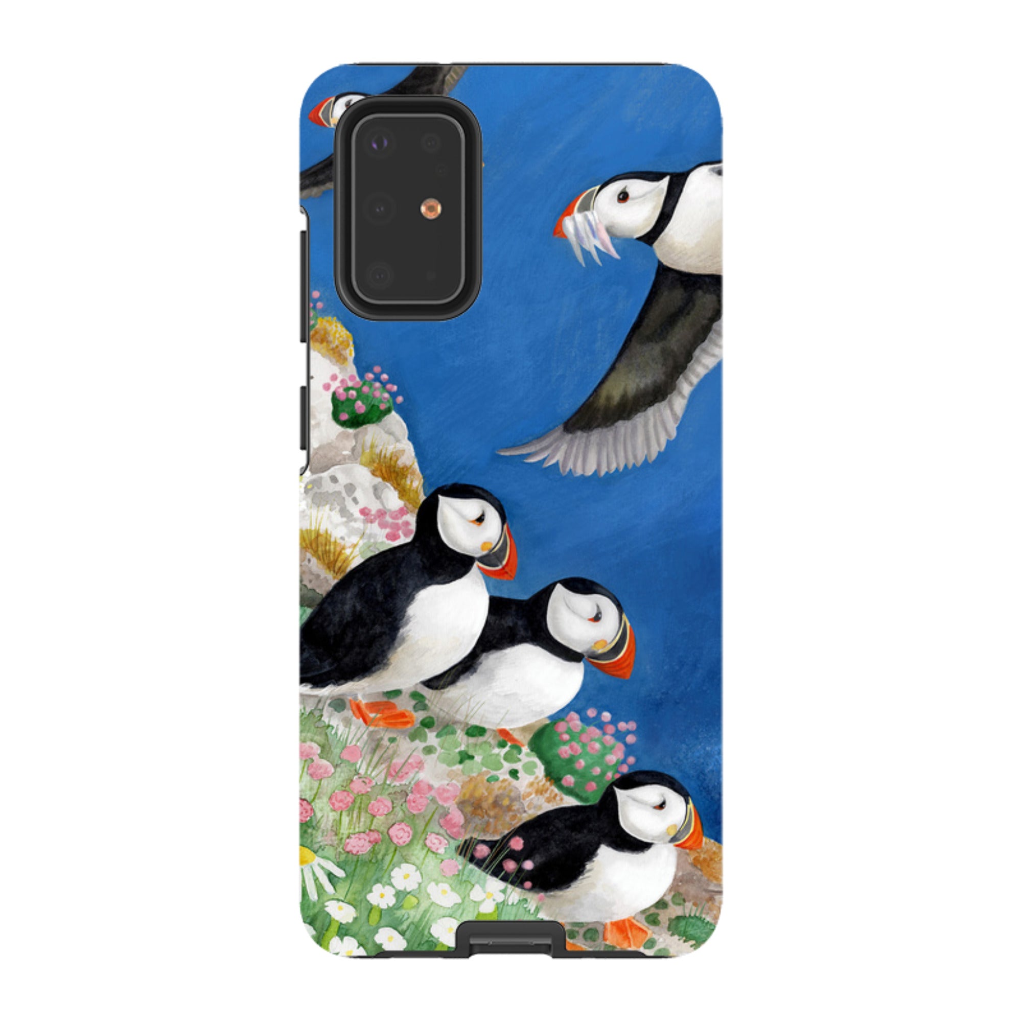 Samsung Tough Case - Puffins By Bex Parkin