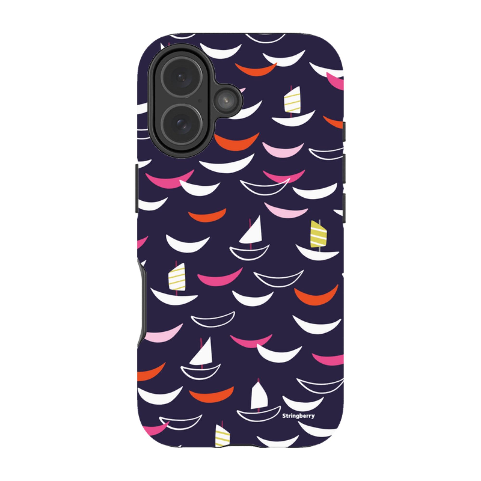 iPhone Tough Case - Little Boats By Ali Brookes