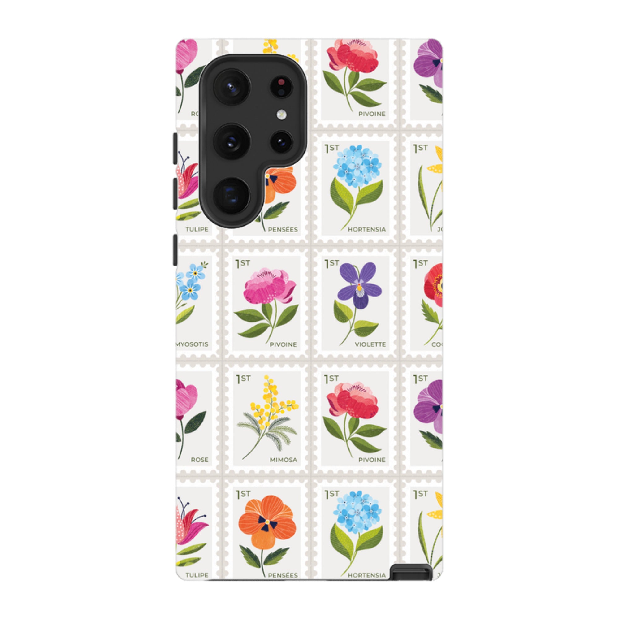 Samsung Tough Case - Floral Postage Stamps By Ali Brookes