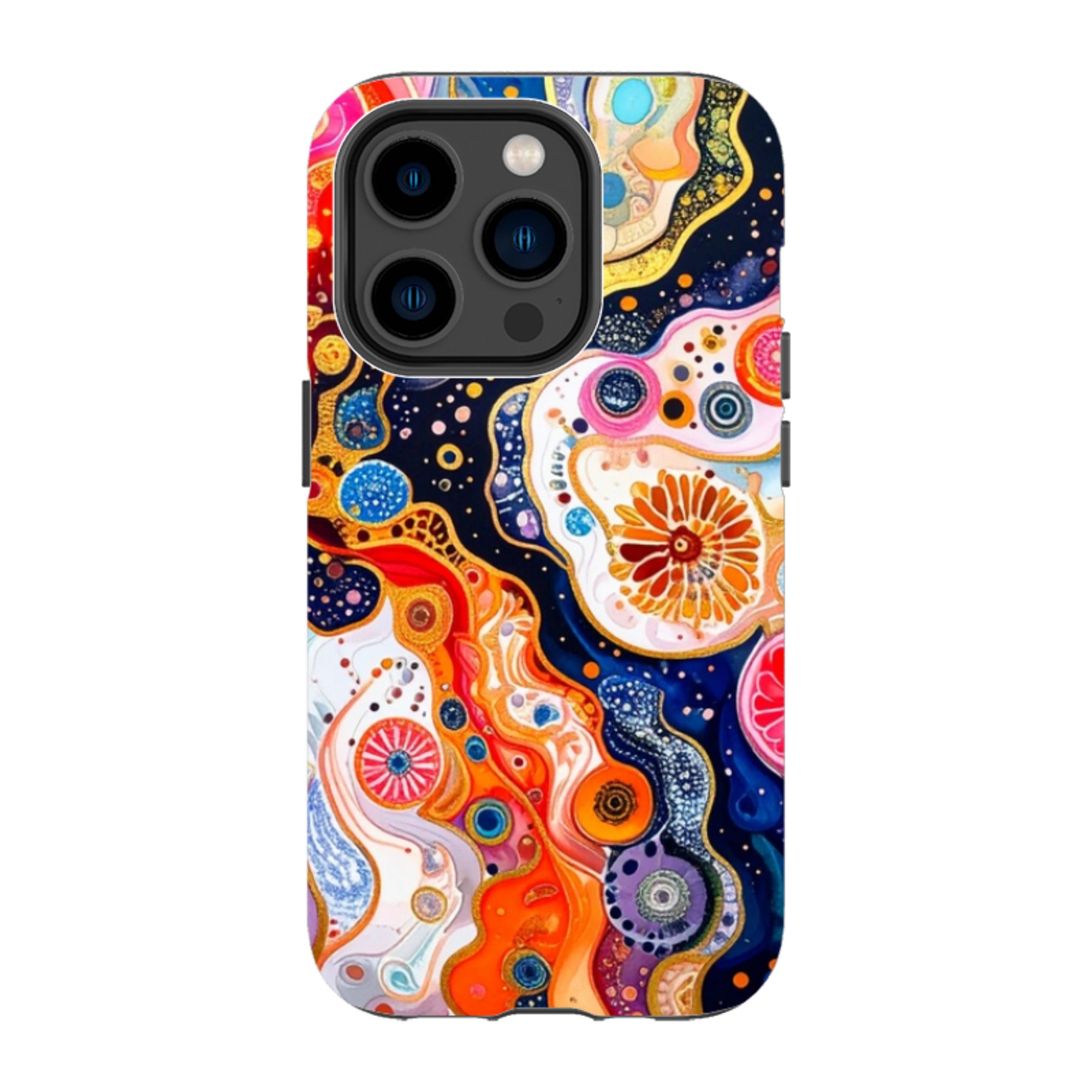 iPhone Tough Case - Cloud Marble