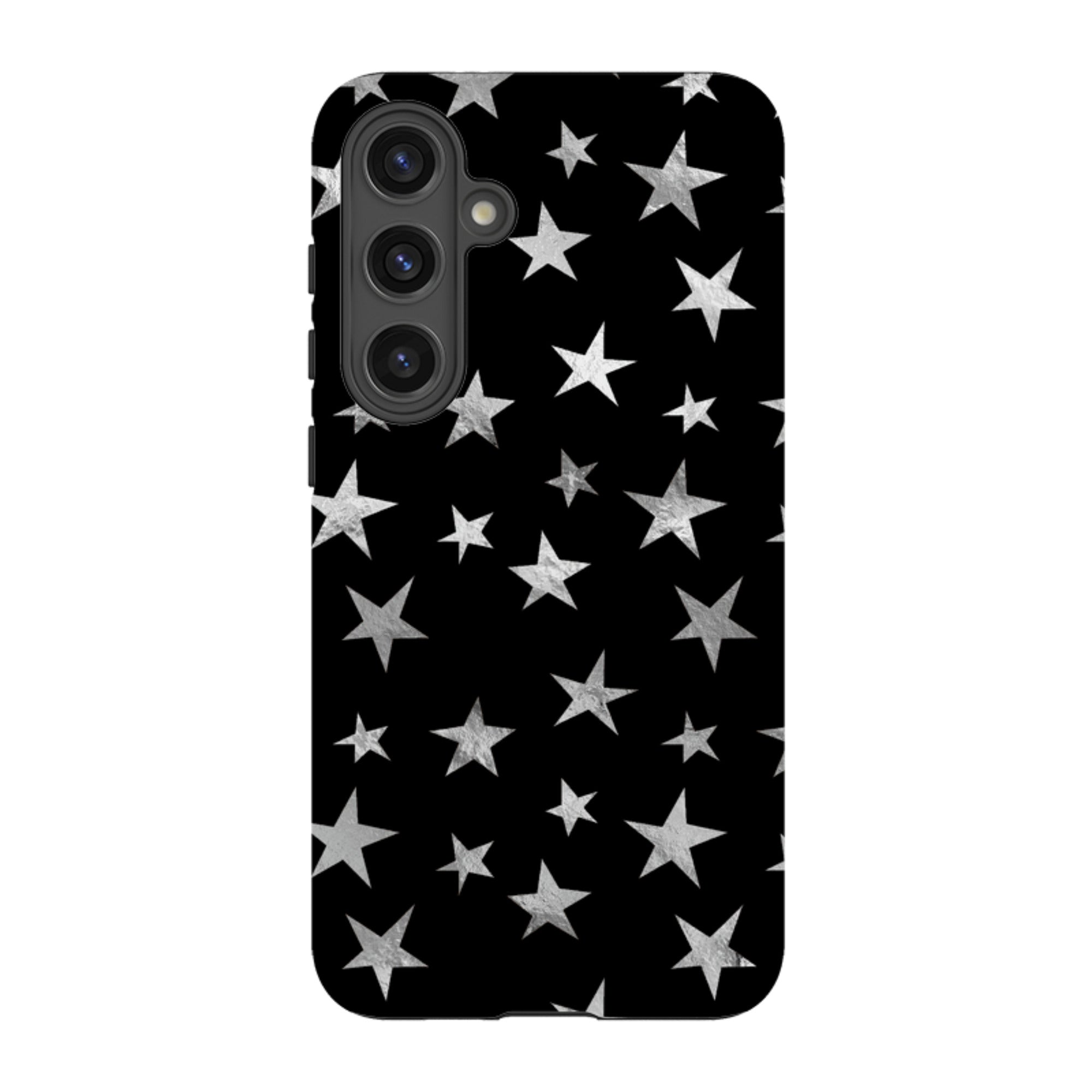 Samsung Tough Case - Black and Silver Stars