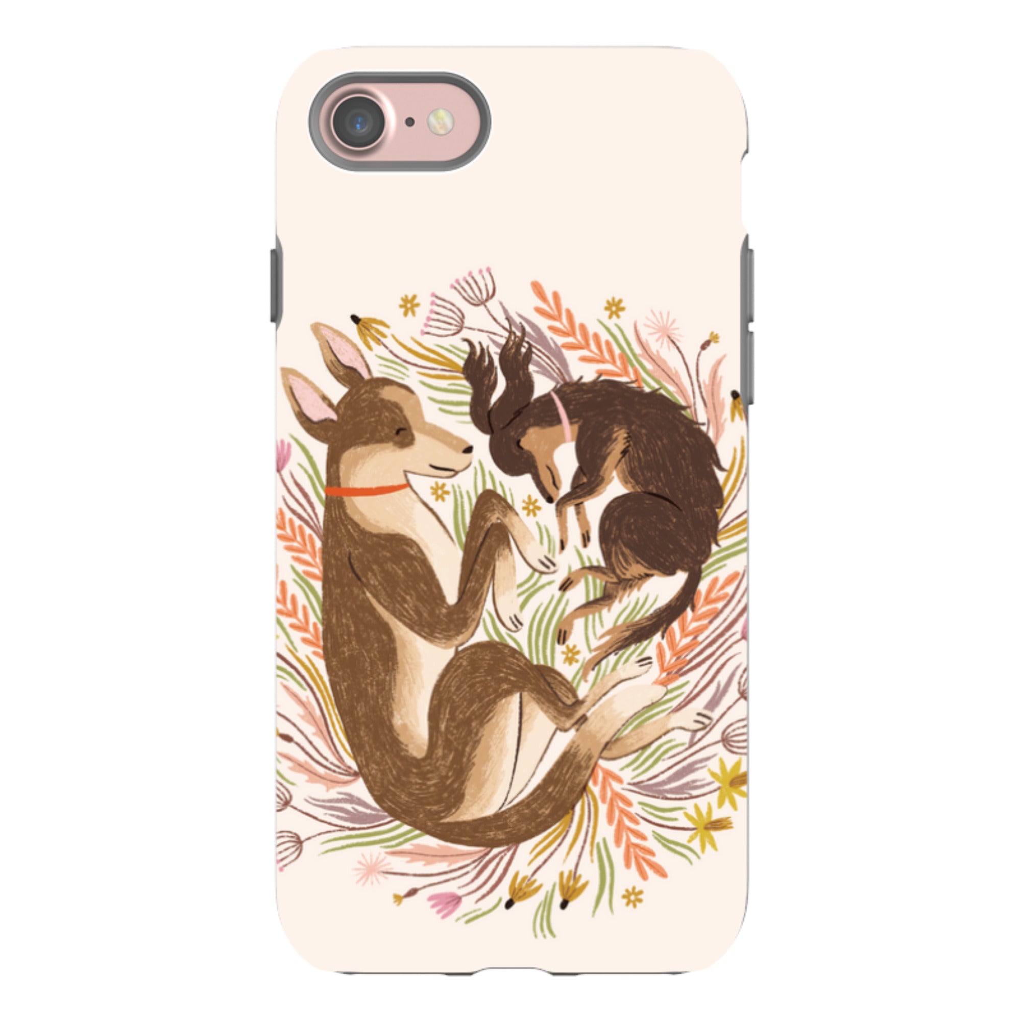 iPhone Tough Case - No Better Dream (Dogs) By Meghann Rader