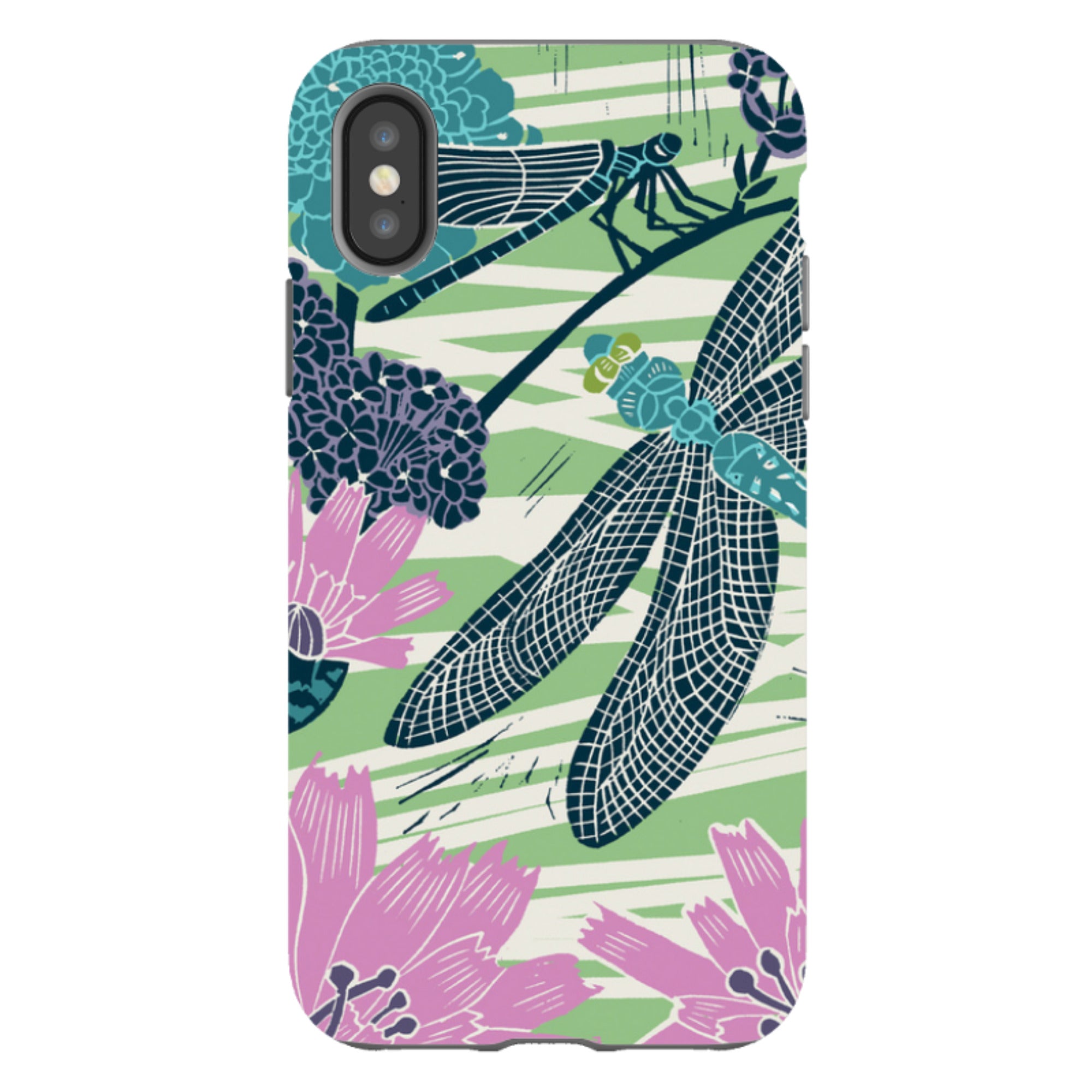 iPhone Tough Case - Dragonflies By kate Heiss