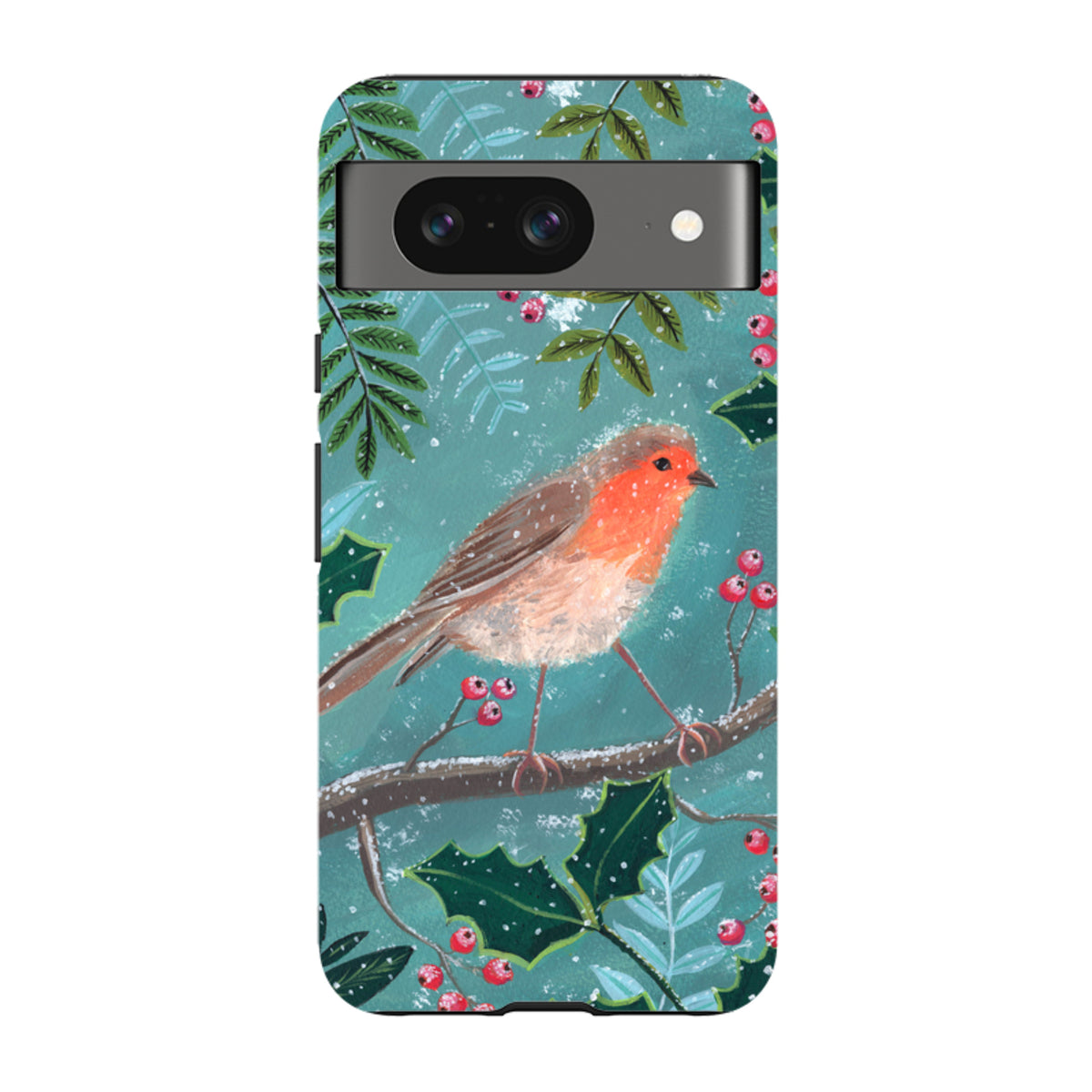 Google Tough Case - Christmas Robin By Mary Stubberfield