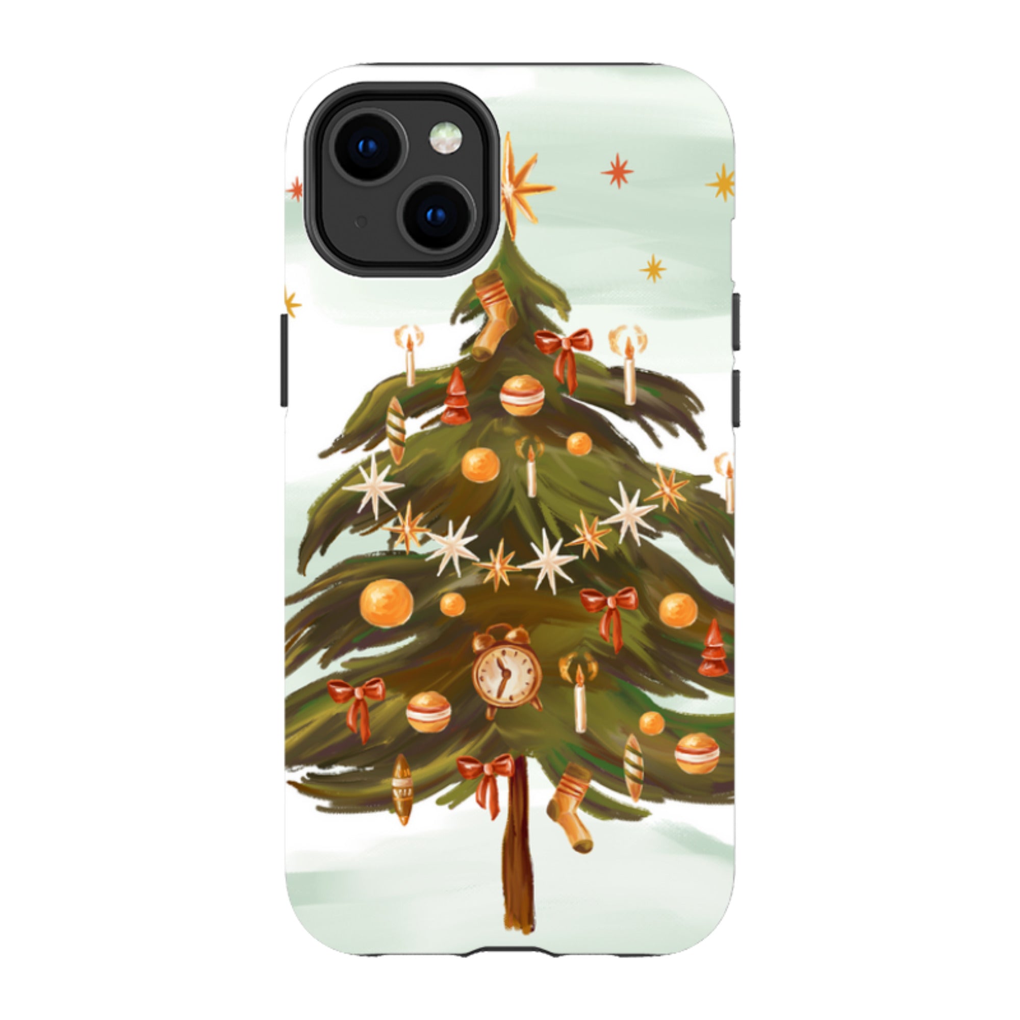iPhone Tough Case - Outdoor Xmas Tree