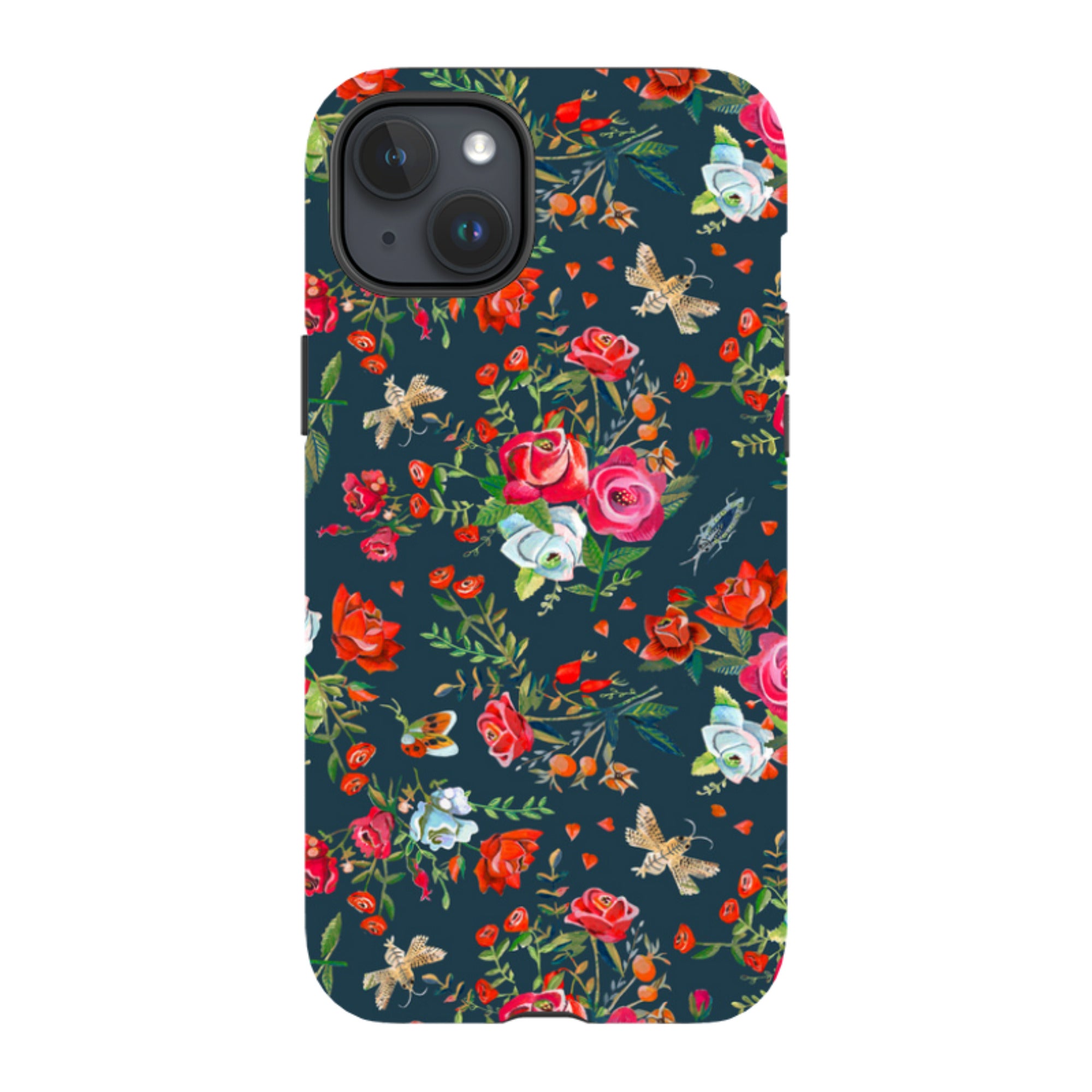 iPhone Tough Case - Blue Roses By Caroline Bonne Muller