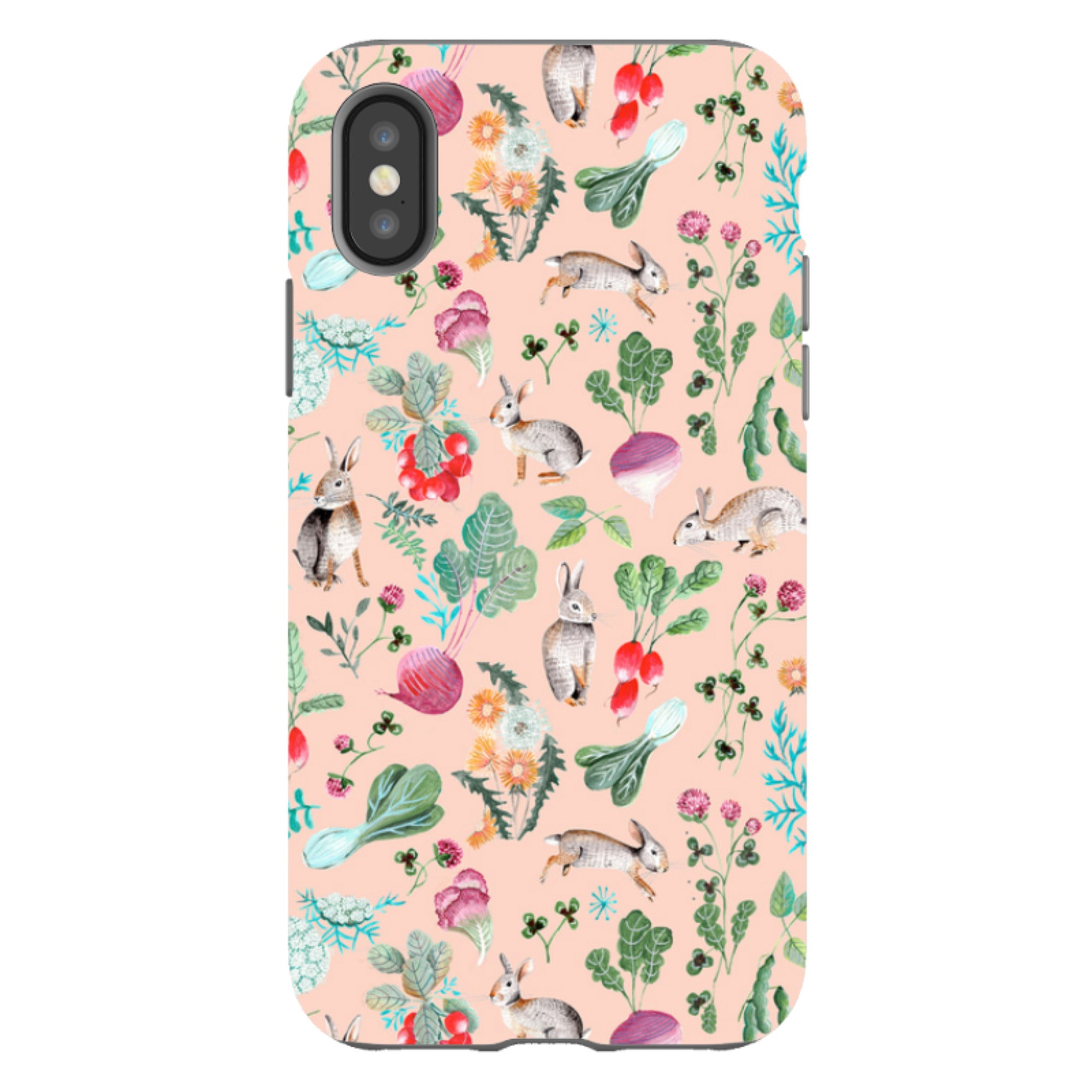 iPhone Tough Case - Rabbits By Caroline Bonne Muller