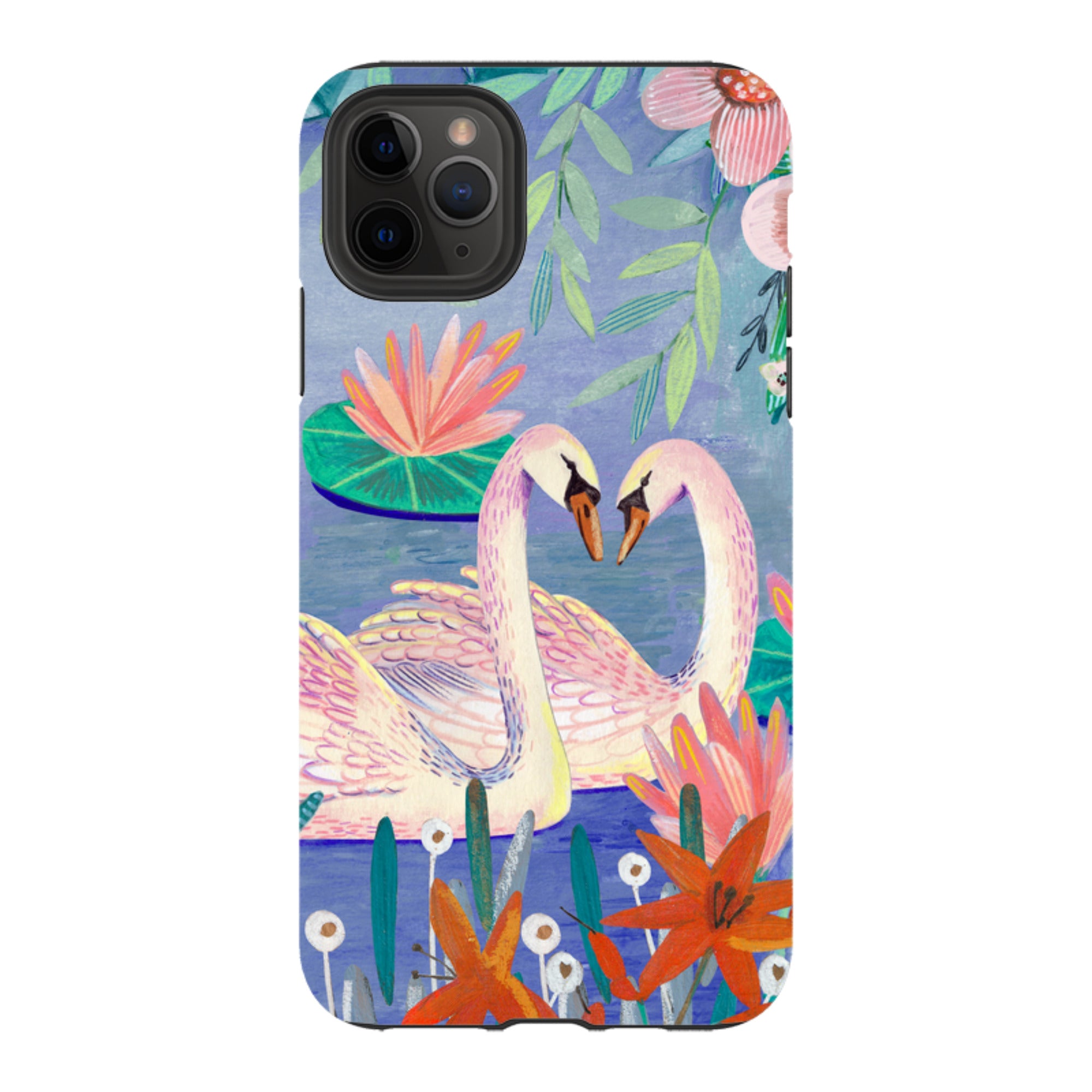 iPhone Tough Case - Swans By Caroline Bonne Muller
