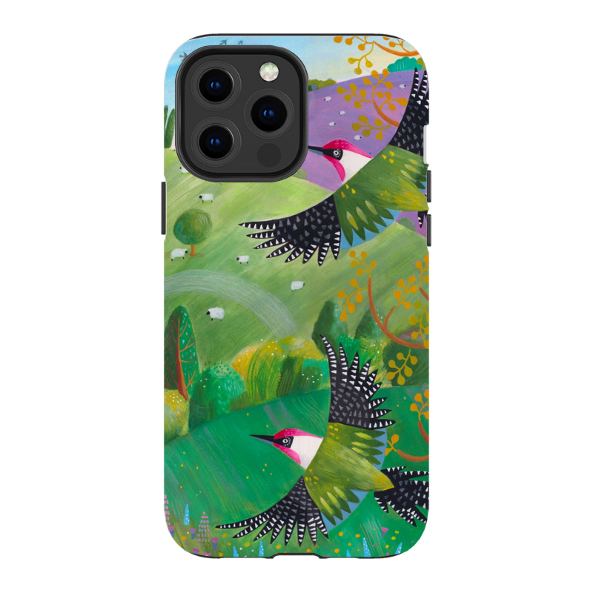 iPhone Tough Case - Woodpeckers By Bex Parkin