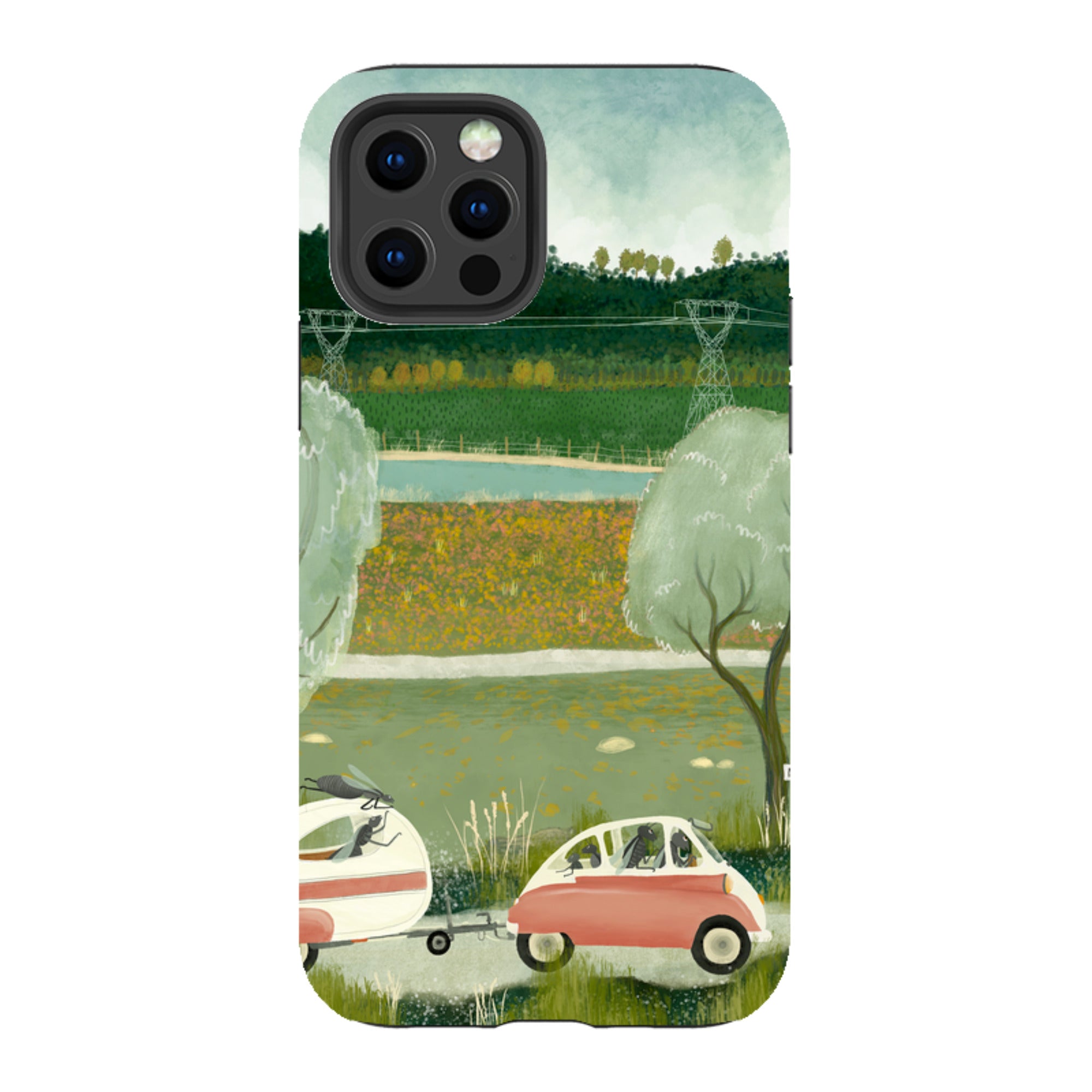 iPhone Tough Case - Happy Holidays-1 By Katherine Quinn