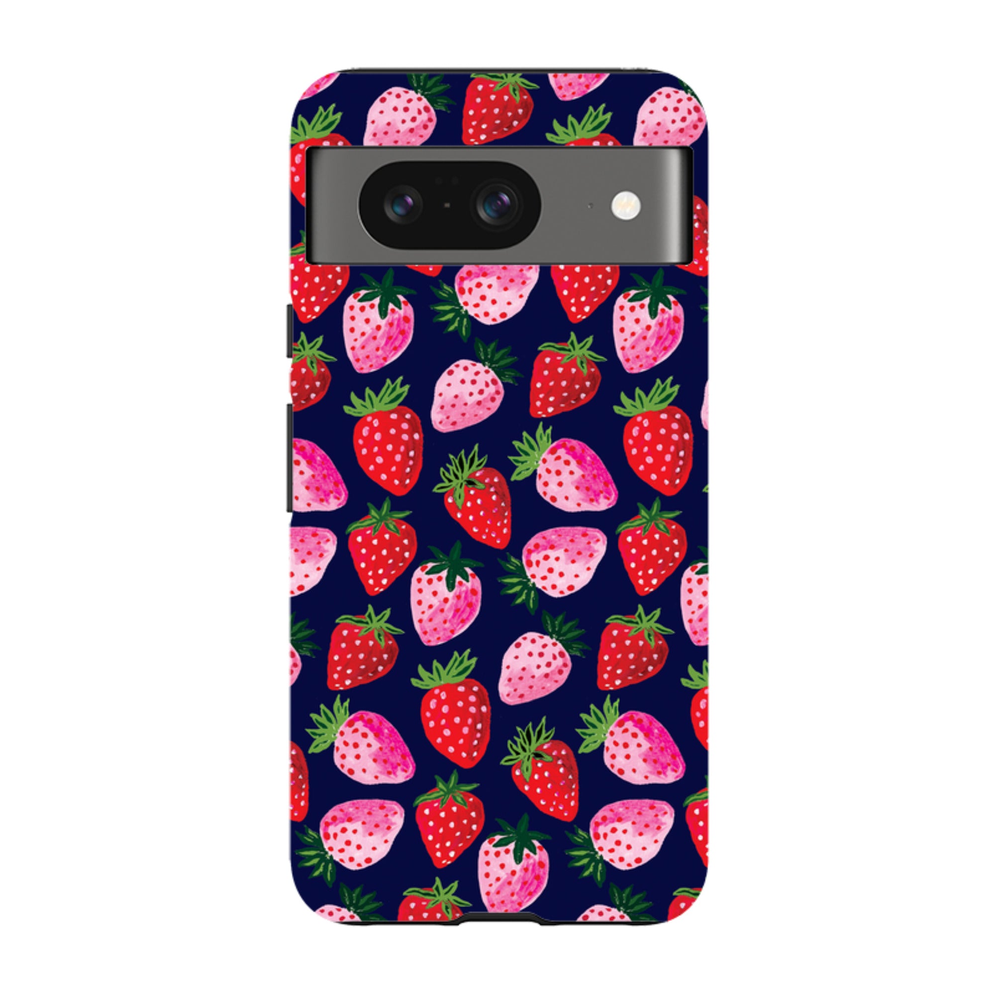 Google Tough Case - Strawberry Scatter Navy By Emma Frances Grant